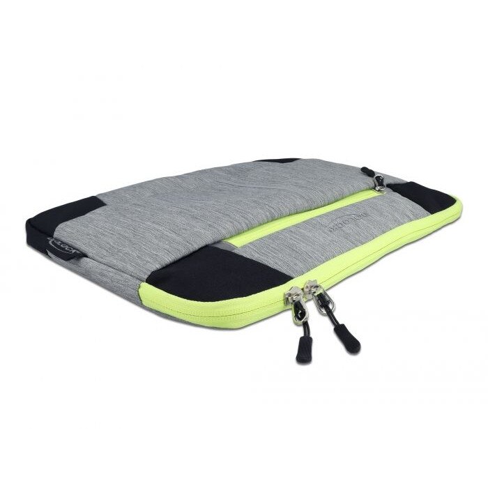 Geanta pentru laptopuri sau tablete DeLock, 13,3", 370x260x30mm, gri/negru
