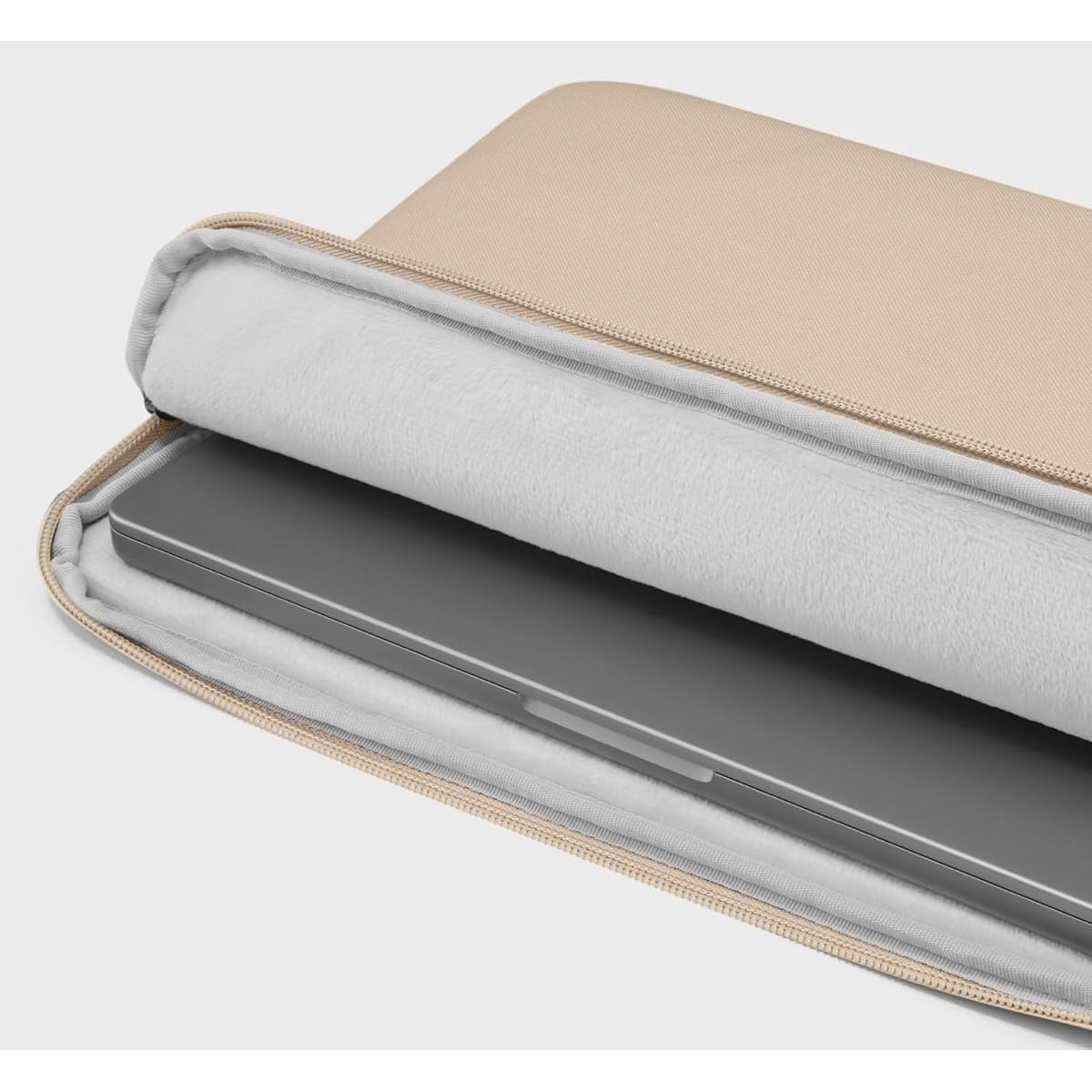 Husa Tomtoc Light-A18 Sleeve Pentru Laptop / Macbook Pro / Air, 13 inch, Nisip