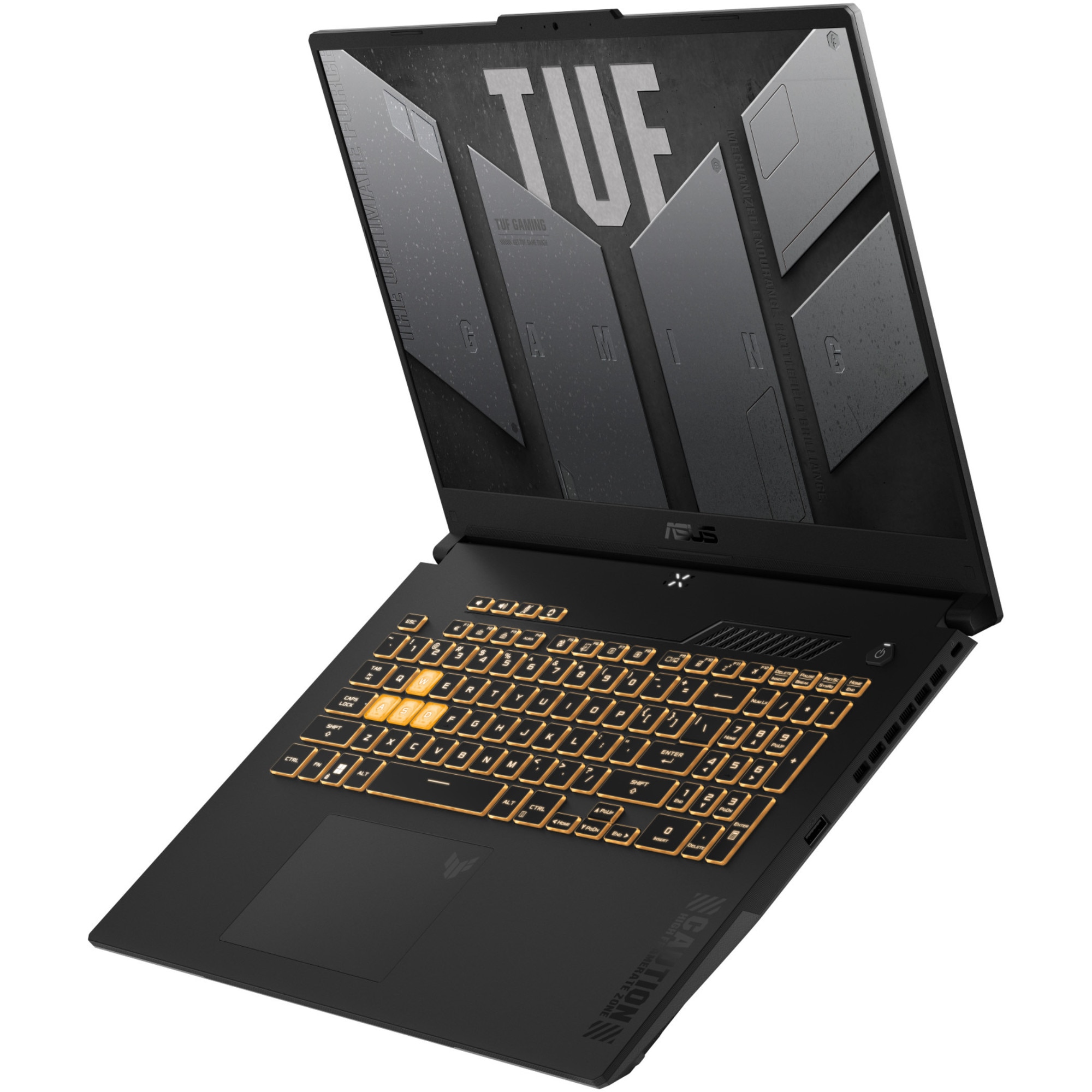 Laptop Gaming ASUS TUF F17 FX707VJ cu procesor Intel® Core™ 5 210H pana la 4.8GHz, 17.3'', Full HD, 144Hz, IPS, 16GB DDR4 RAM, 512GB SSD, NVIDIA® GeForce RTX™ 3050 6GB GDDR6, No OS, Mecha Gray