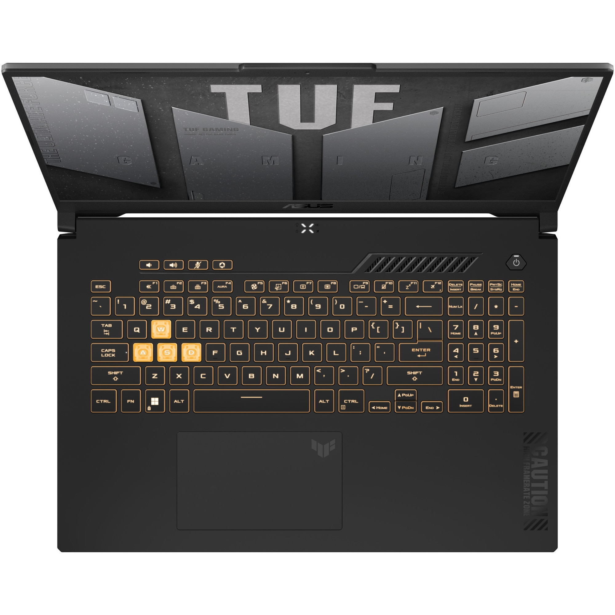Laptop Gaming ASUS TUF F17 FX707VJ cu procesor Intel® Core™ 5 210H pana la 4.8GHz, 17.3'', Full HD, 144Hz, IPS, 16GB DDR4 RAM, 512GB SSD, NVIDIA® GeForce RTX™ 3050 6GB GDDR6, No OS, Mecha Gray