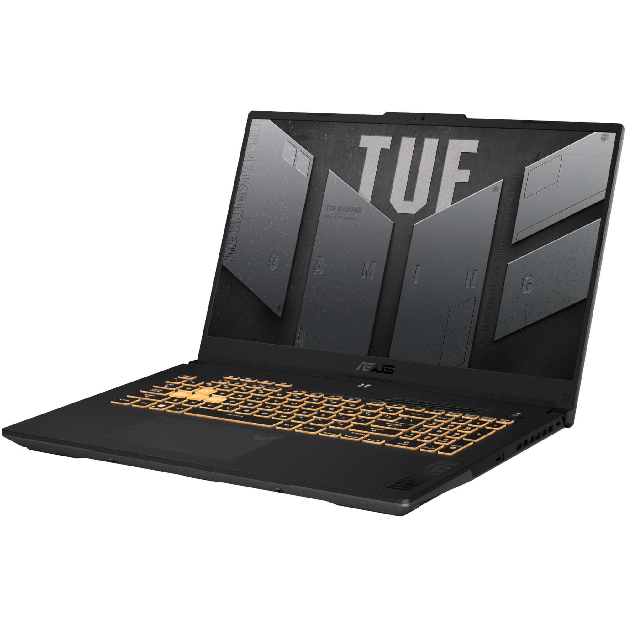 Laptop Gaming ASUS TUF F17 FX707VJ cu procesor Intel® Core™ 5 210H pana la 4.8GHz, 17.3'', Full HD, 144Hz, IPS, 16GB DDR4 RAM, 512GB SSD, NVIDIA® GeForce RTX™ 3050 6GB GDDR6, No OS, Mecha Gray