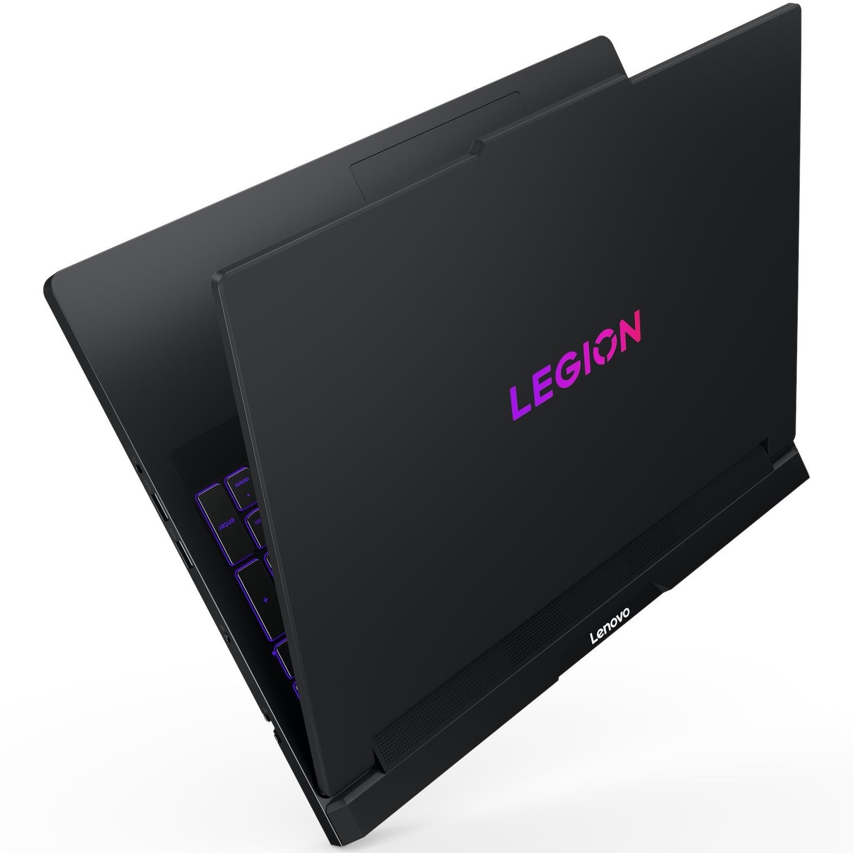 Laptop Gaming Lenovo Legion Pro 7 16AFR10H cu procesor AMD Ryzen™ 9 9955HX pana la 5.4GHz, 16" WQXGA, OLED, 240Hz, 64GB DDR5 RAM, 1TB SSD, NVIDIA® GeForce RTX™ 5070 Ti 12GB GDDR7, No OS, Eclipse Black, 3y on-site Premium Care