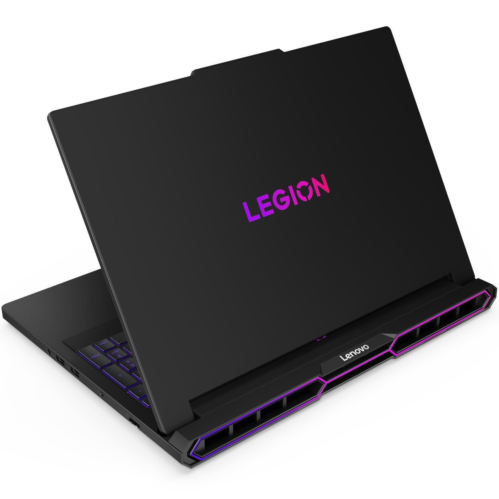 Laptop Gaming Lenovo Legion Pro 7 16AFR10H cu procesor AMD Ryzen™ 9 9955HX pana la 5.4GHz, 16" WQXGA, OLED, 240Hz, 64GB DDR5 RAM, 1TB SSD, NVIDIA® GeForce RTX™ 5070 Ti 12GB GDDR7, No OS, Eclipse Black, 3y on-site Premium Care