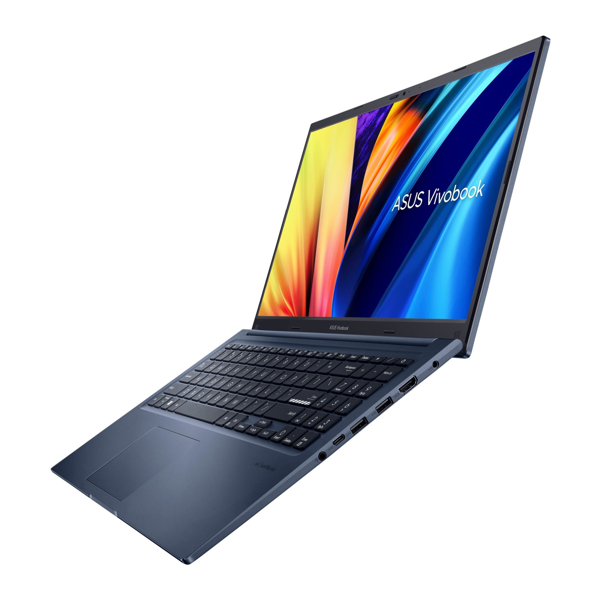 Laptop ASUS VivoBook 15 X1502ZA cu procesor Intel® Core™ i3-1220P pana la 4.40 GHz, 15.6'', Full HD, IPS, 8GB, 256GB SSD, Intel® UHD Graphics, No OS, Quiet Blue