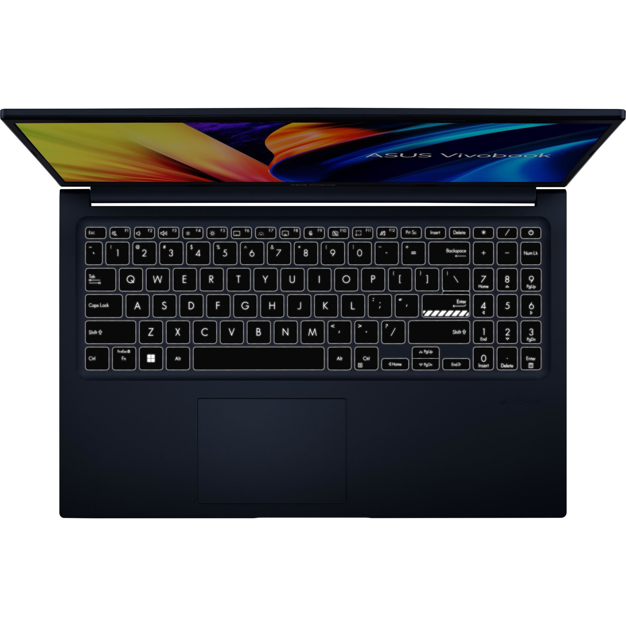 Laptop ASUS VivoBook 15 X1502ZA cu procesor Intel® Core™ i3-1220P pana la 4.40 GHz, 15.6'', Full HD, IPS, 8GB, 256GB SSD, Intel® UHD Graphics, No OS, Quiet Blue