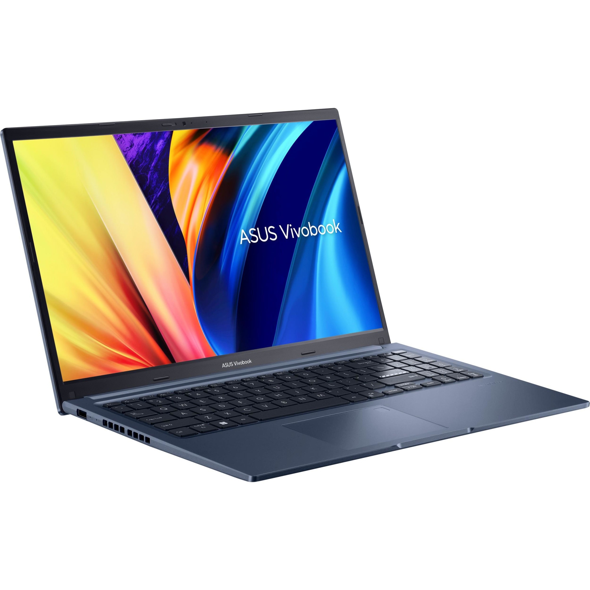Laptop ASUS VivoBook 15 X1502ZA cu procesor Intel® Core™ i3-1220P pana la 4.40 GHz, 15.6'', Full HD, IPS, 8GB, 256GB SSD, Intel® UHD Graphics, No OS, Quiet Blue