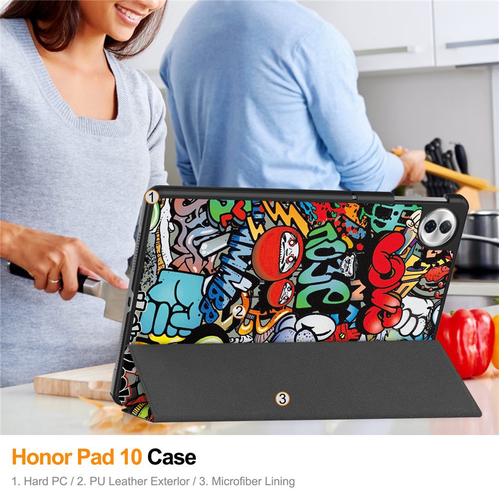 Husa pentru tableta Honor Pad 10, Accesorio Fold Pro, Urban Vibe