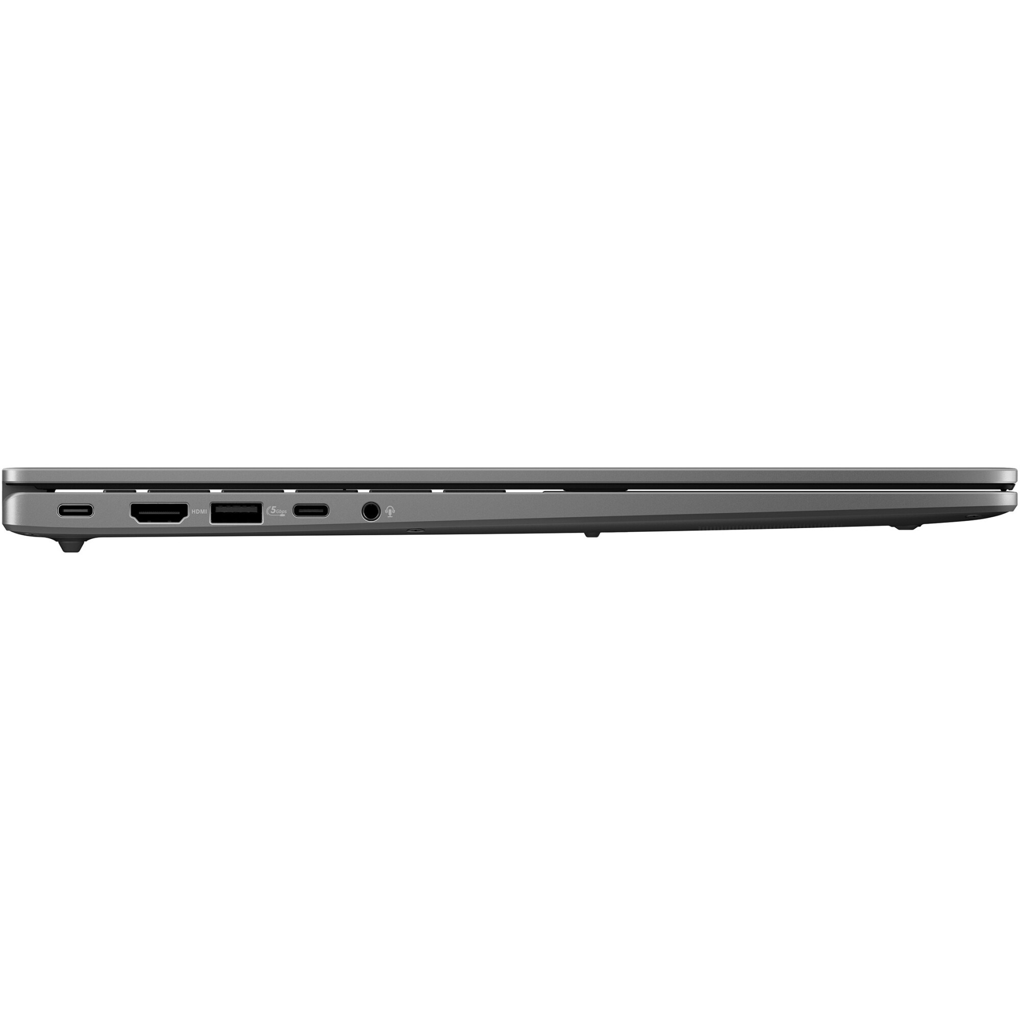Laptop ASUS Vivobook S16 S3607VA cu procesor Intel Core i5-13420H pana la 4.6GHz, 16'', WUXGA, IPS, 144Hz, 16GB DDR5 RAM, 1TB SSD, Intel UHD Graphics, No OS, Matte Gray