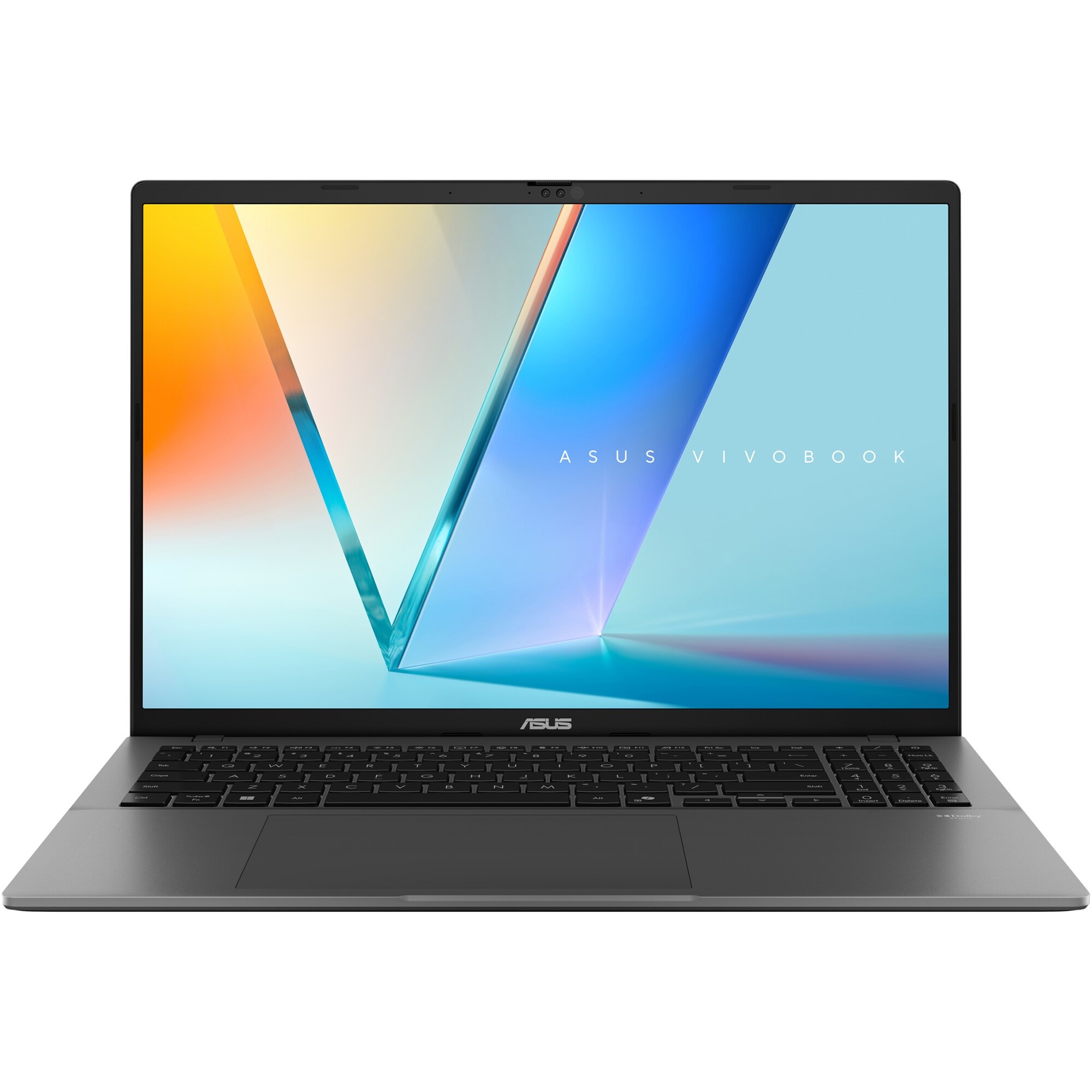 Laptop ASUS Vivobook S16 S3607VA cu procesor Intel Core i5-13420H pana la 4.6GHz, 16'', WUXGA, IPS, 144Hz, 16GB DDR5 RAM, 1TB SSD, Intel UHD Graphics, No OS, Matte Gray