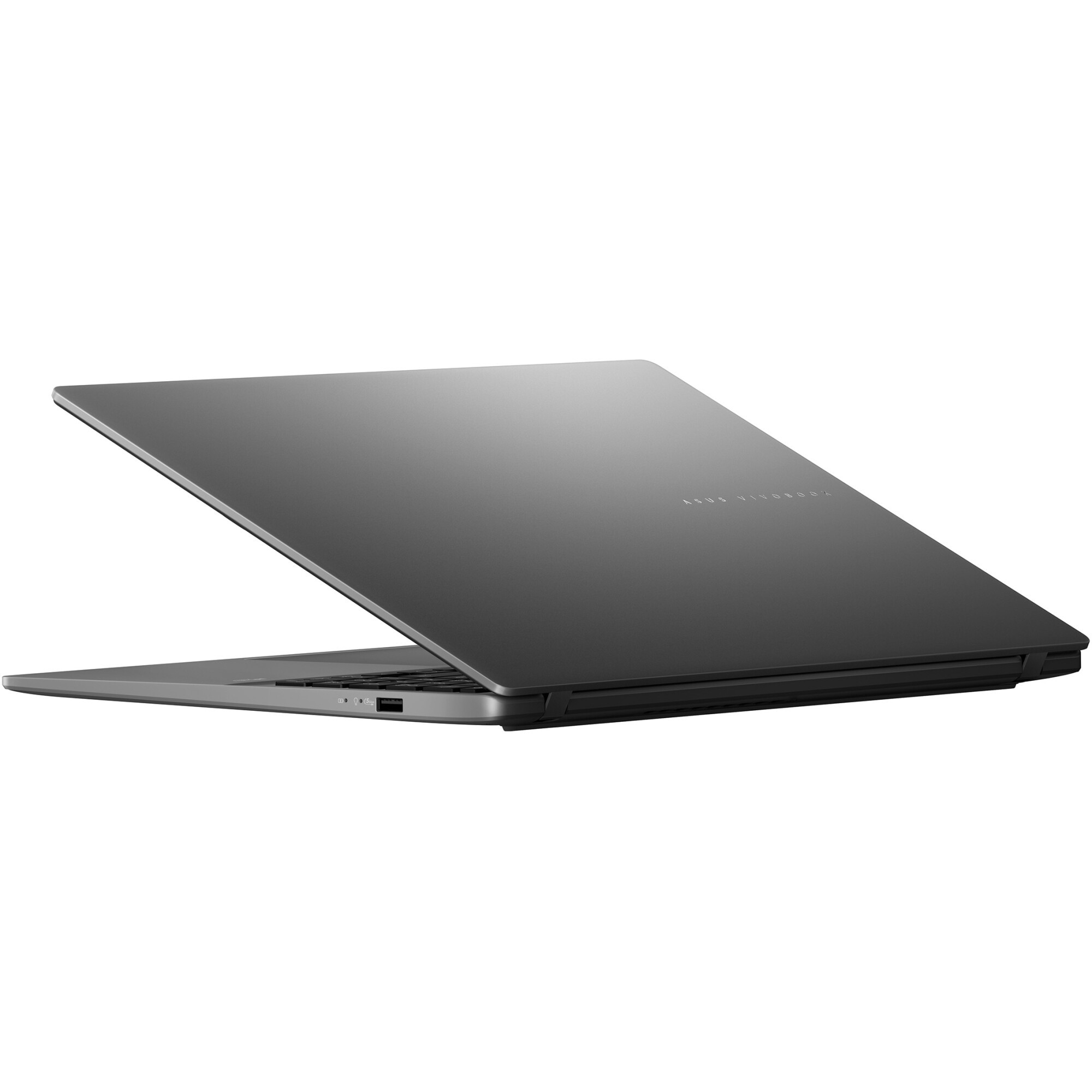 Laptop ASUS Vivobook S16 S3607VA cu procesor Intel Core i5-13420H pana la 4.6GHz, 16'', WUXGA, IPS, 144Hz, 16GB DDR5 RAM, 1TB SSD, Intel UHD Graphics, No OS, Matte Gray