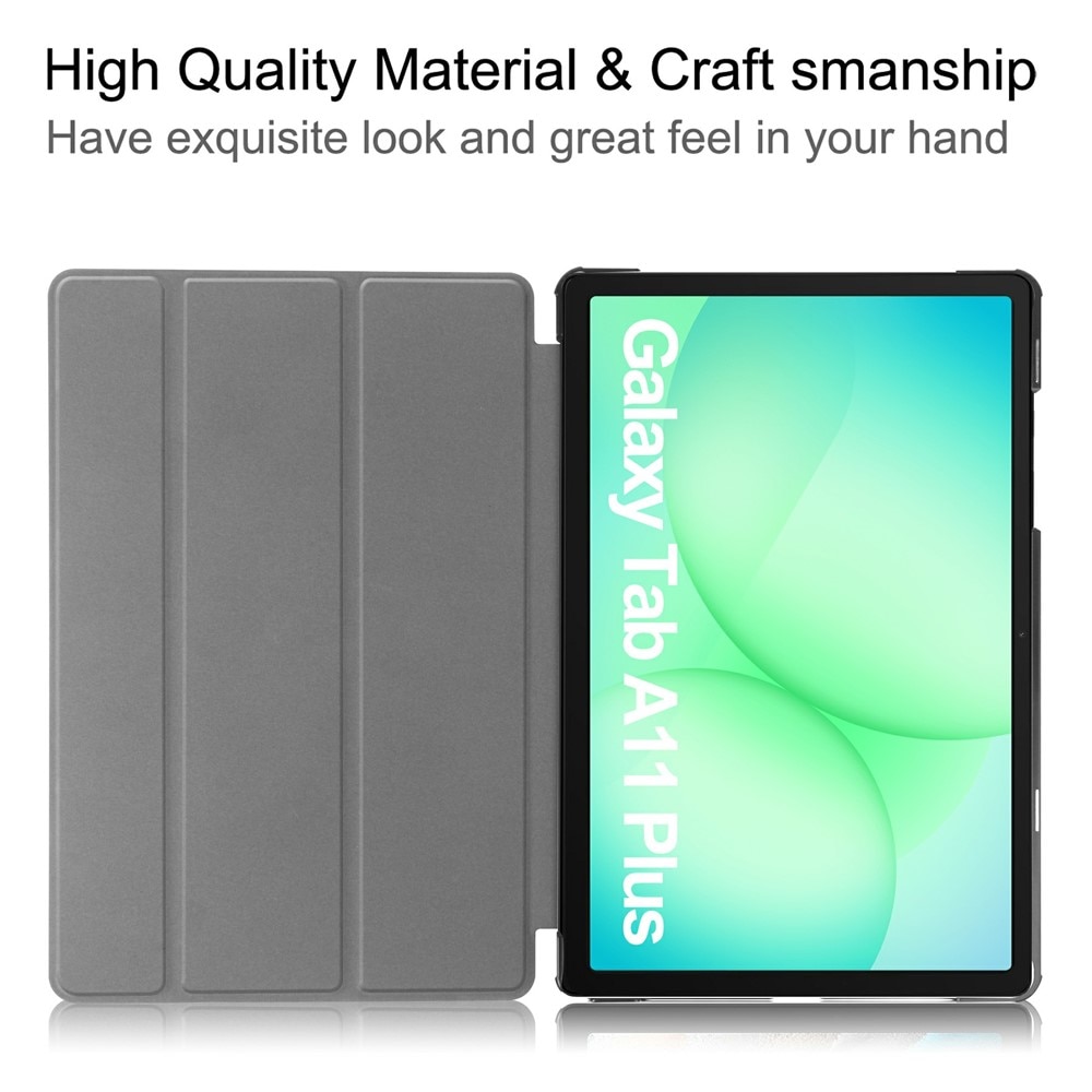 Husă pentru tabletă Samsung Galaxy Tab A11 Plus / A9 Plus, Fold Pro, piele ecologică, protecție 360, design modern