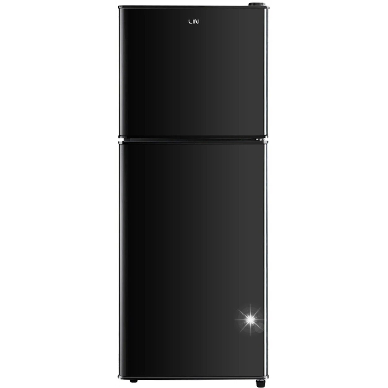 Frigider Lin LI-BCD-138, 90l + 48l, 120.5x45.9x46.5cm, negru, 2 usi