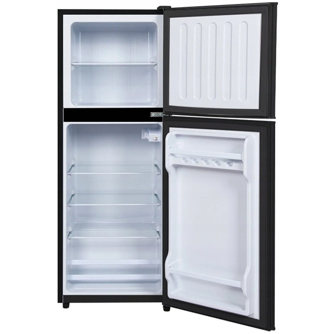 Frigider Lin LI-BCD-138, 90l + 48l, 120.5x45.9x46.5cm, negru, 2 usi
