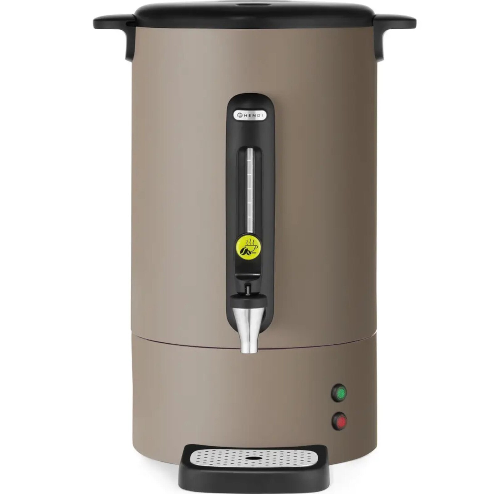 Cafetiere HENDI UNIQ 14 l, inox, 1750 W, design Robert Bronwasser, neagra
