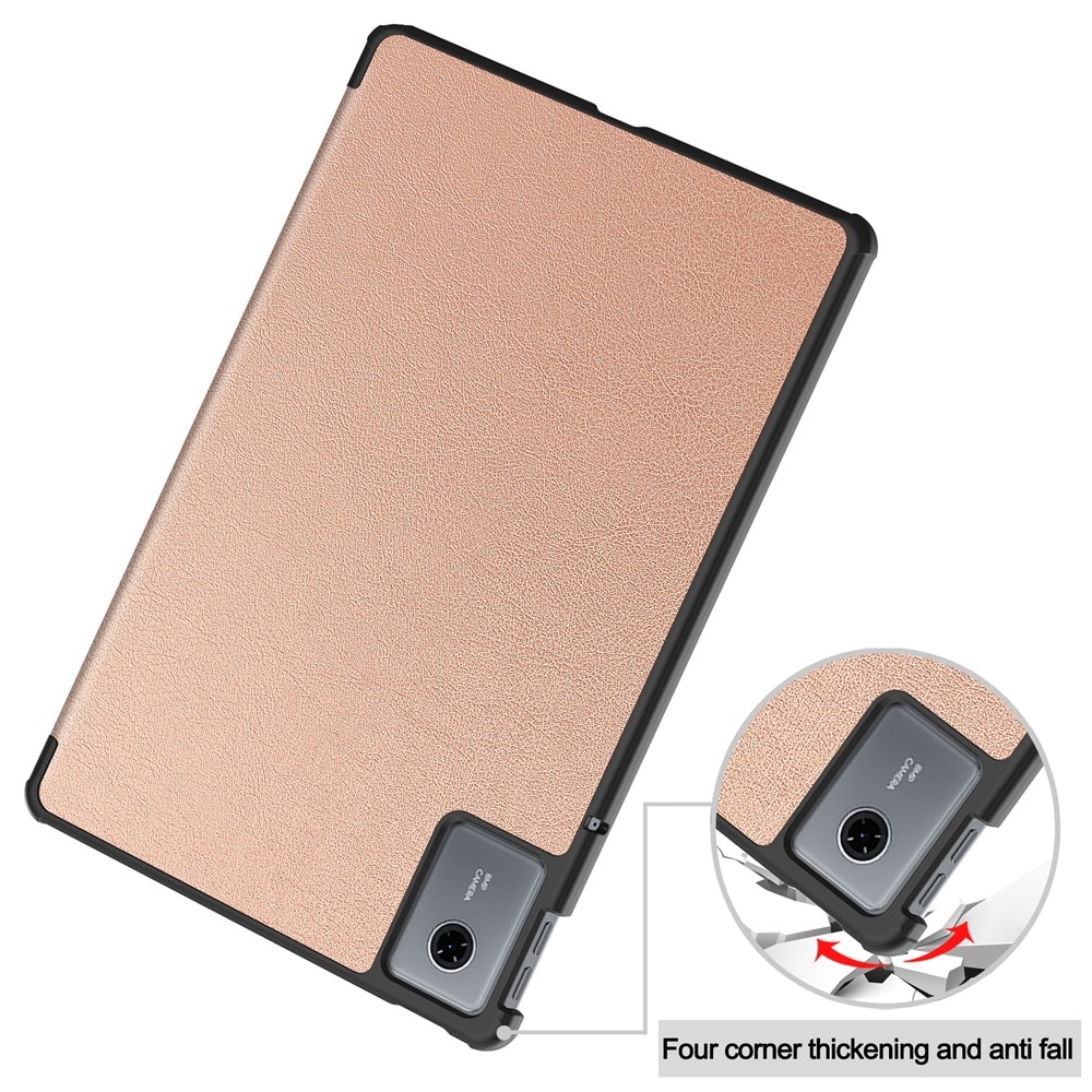 Husa pentru Lenovo Idea Tab 11 tip stand functie sleep/wake-up si inchidere magnetica, protectie 360 - roz
