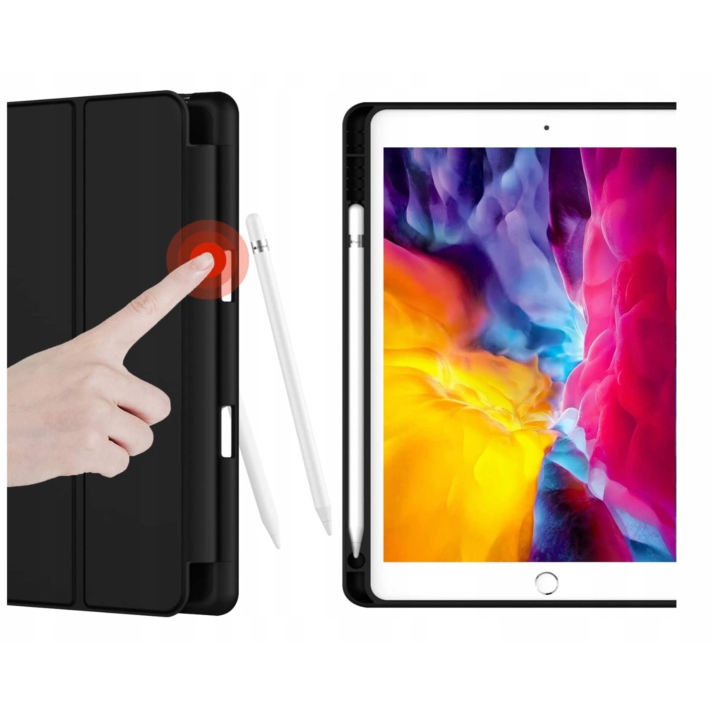 Husa Apple iPad 9.7, Piele ecologica, Verde