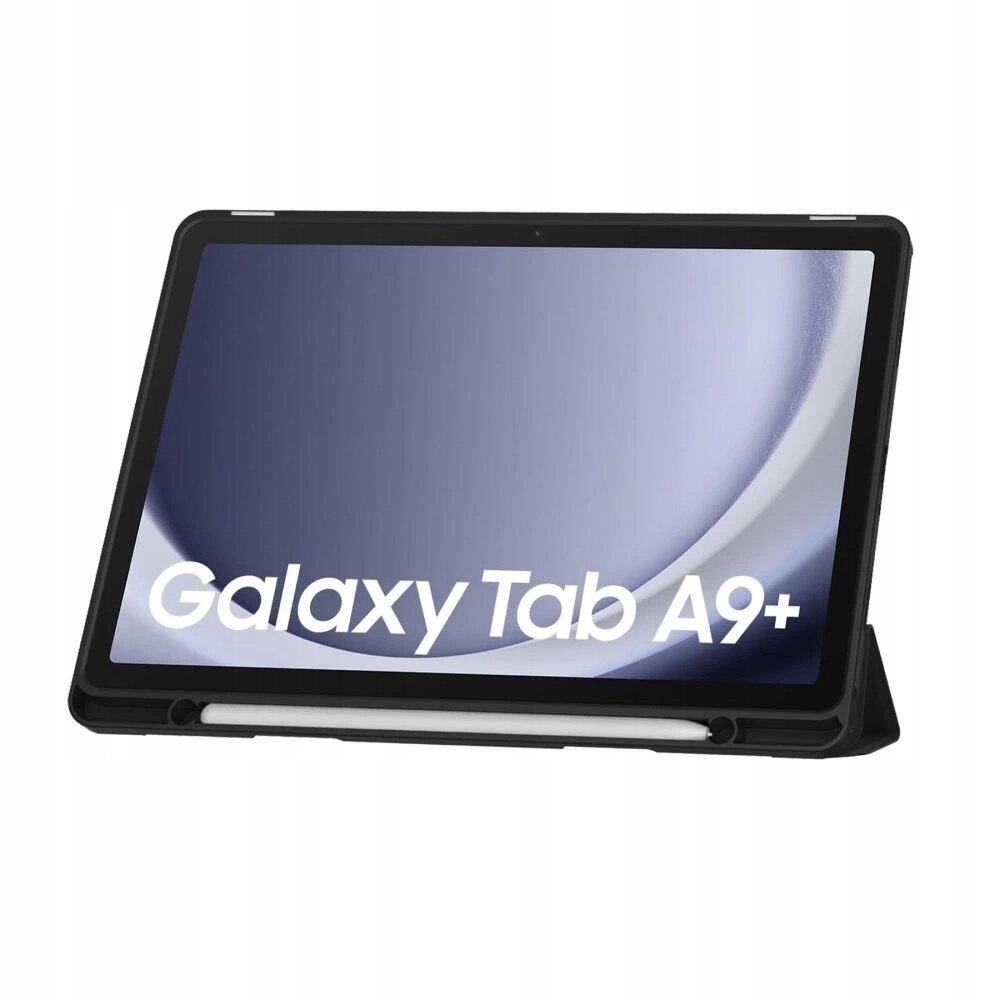 Etui SmartCase TECH-PROTECT pentru Samsung Tab A9 Plus, TPU + piele sintetica, functie de trezire automata, culoare mata