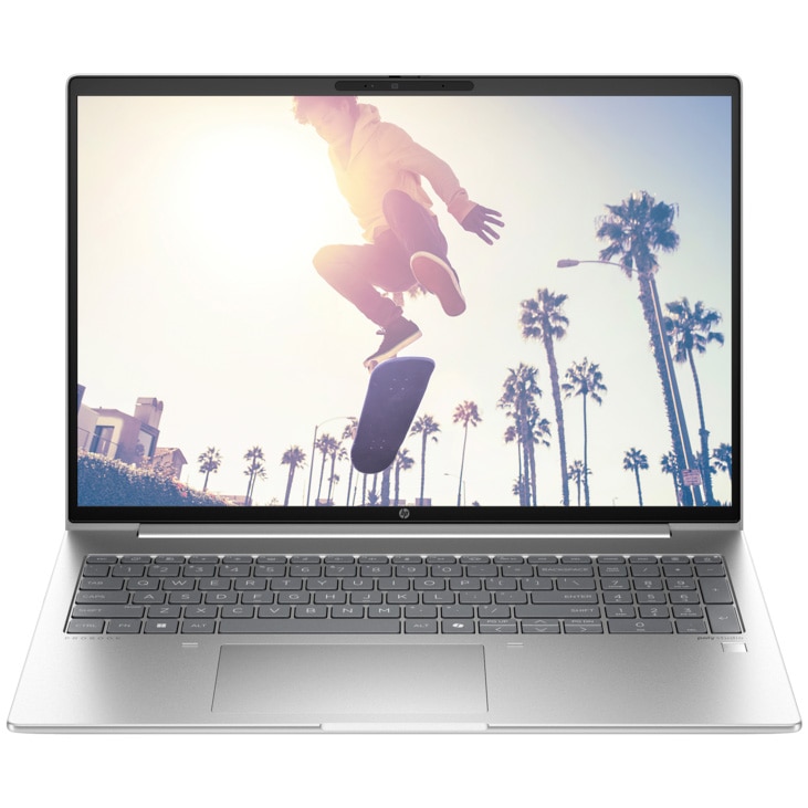 Laptop HP ProBook 460 G11 cu procesor Intel® Core™ Ultra 7 155U pana la 4.8GHz, 16", WUXGA, IPS, 16GB DDR5 RAM, 512GB SSD, Intel® Graphics, Free DOS, Pike silver