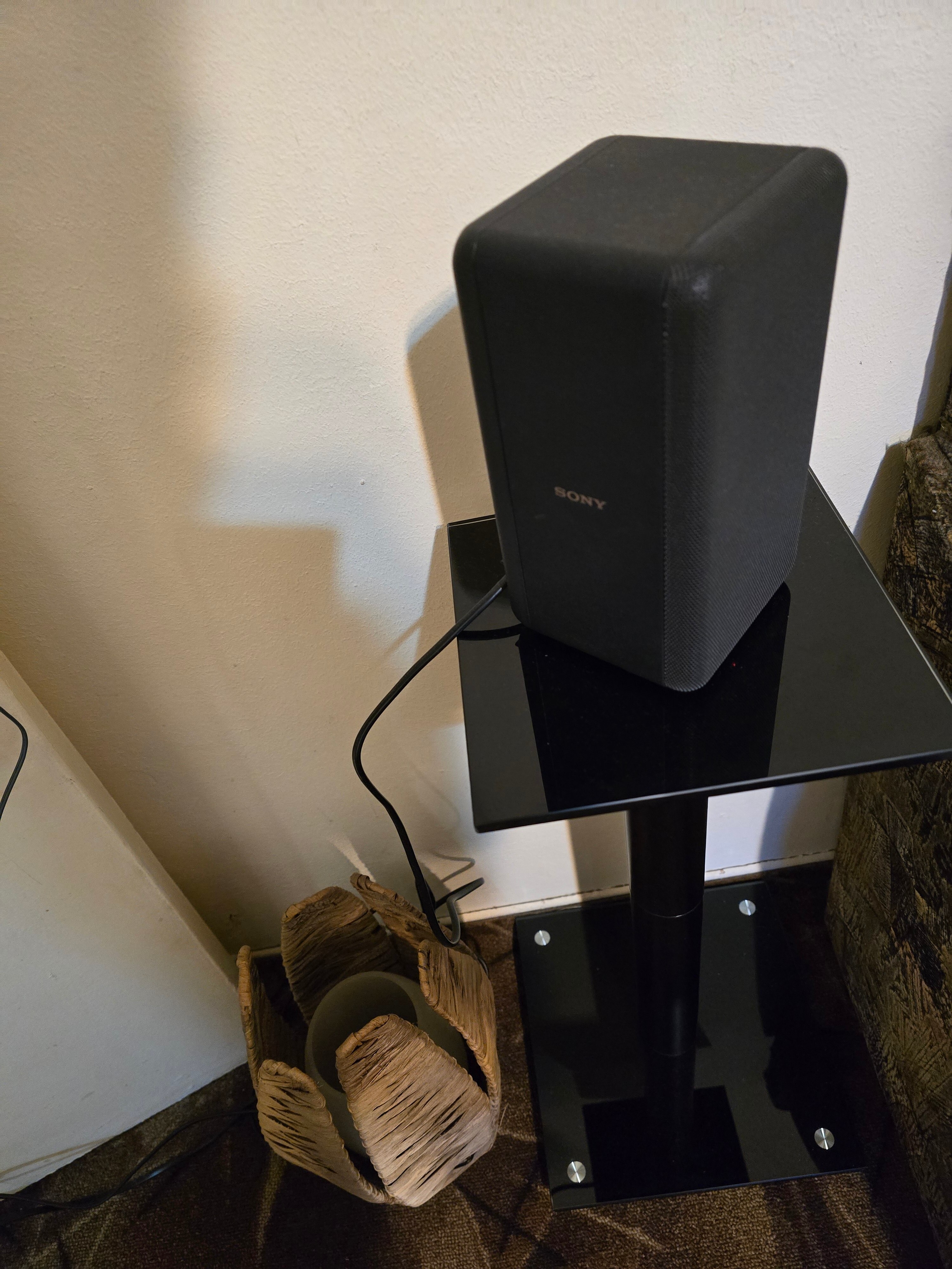 Boxe spate Sony SA-RS3S, Wireless, 100W, Negru