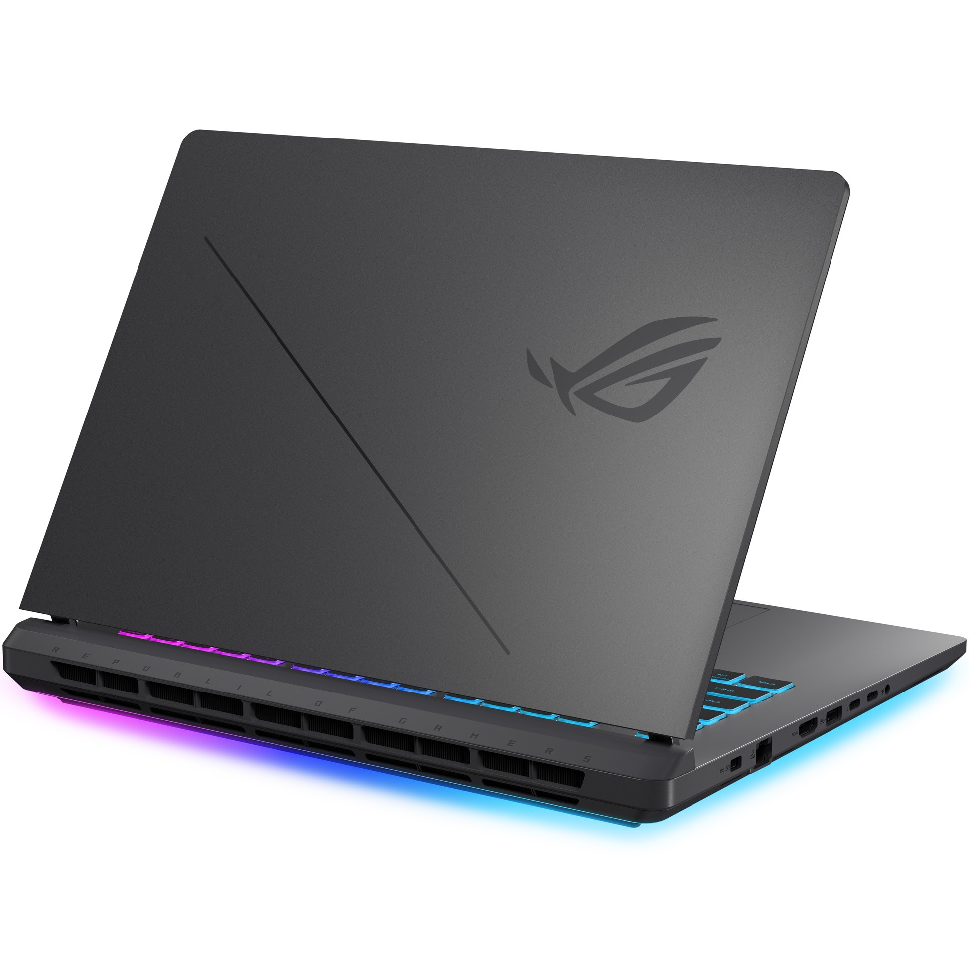 Laptop Gaming ASUS ROG Strix G16 G615JMR cu procesor Intel® Core™ i7 14650HX pana la 5.2GHz, 16'', 2.5K, WQXGA, IPS, 240Hz, 16GB DDR5 RAM, 512GB SSD, NVIDIA® GeForce RTX™ 5060 8GB GDDR7, No OS, Eclipse Gray, 3Y PUR
