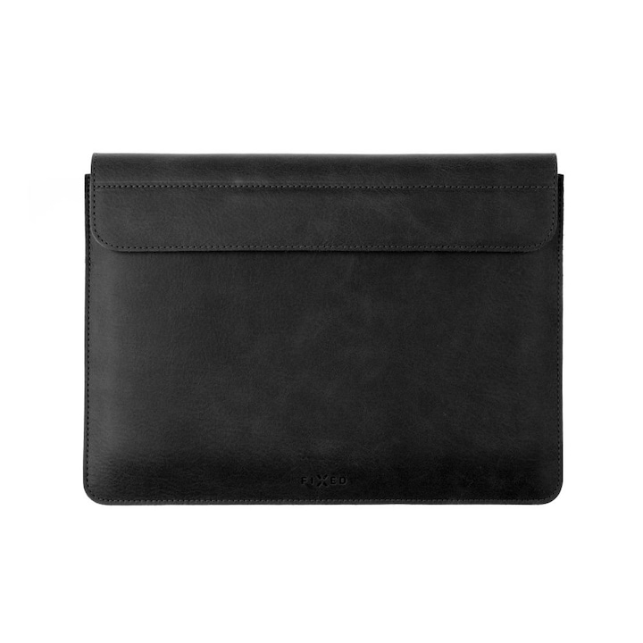 Geanta de laptop compatibila cu Apple MacBook Air 13, FIXED, Piele ecologica, Oxford ,"6" (2022) M2, Negru