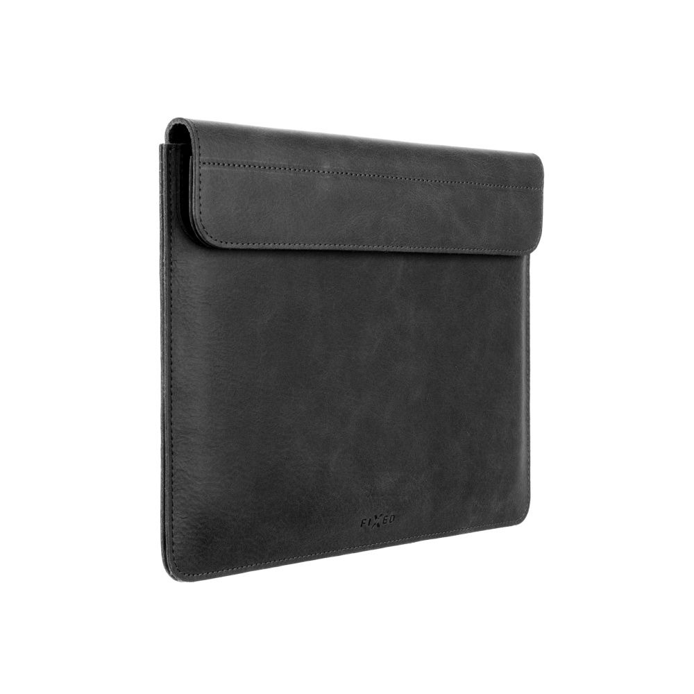 Geanta de laptop compatibila cu Apple MacBook Air 13, FIXED, Piele ecologica, Oxford ,"6" (2022) M2, Negru
