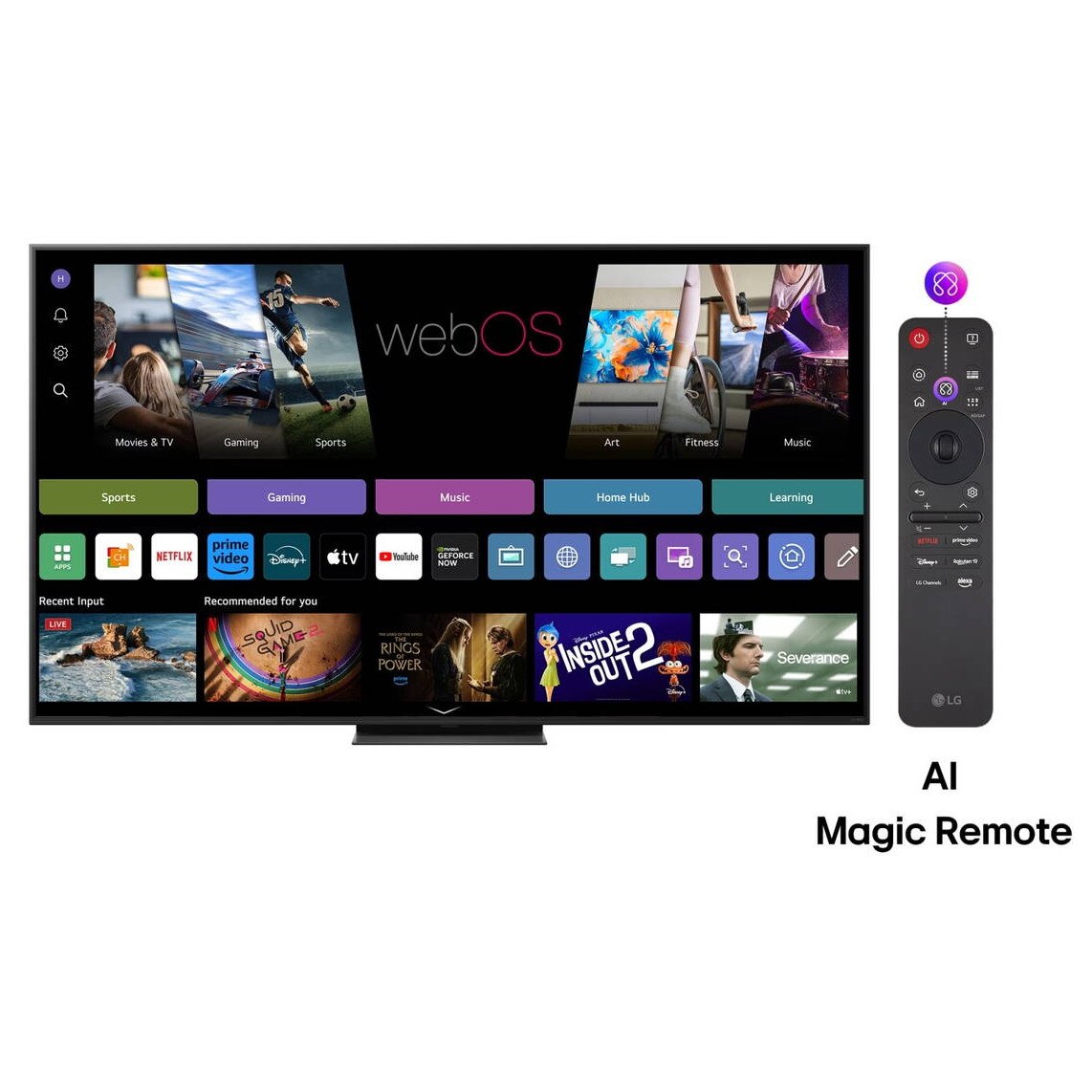 Televizor LG QNED MiniLED 139cm 55inch 55QNED86A3A Ultra HD 4K Smart TV WiFi CI+ Negru