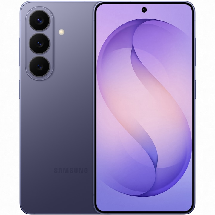 Telefon mobil Samsung Galaxy S26, 12GB RAM, 128GB, 5G, Cobalt Violet