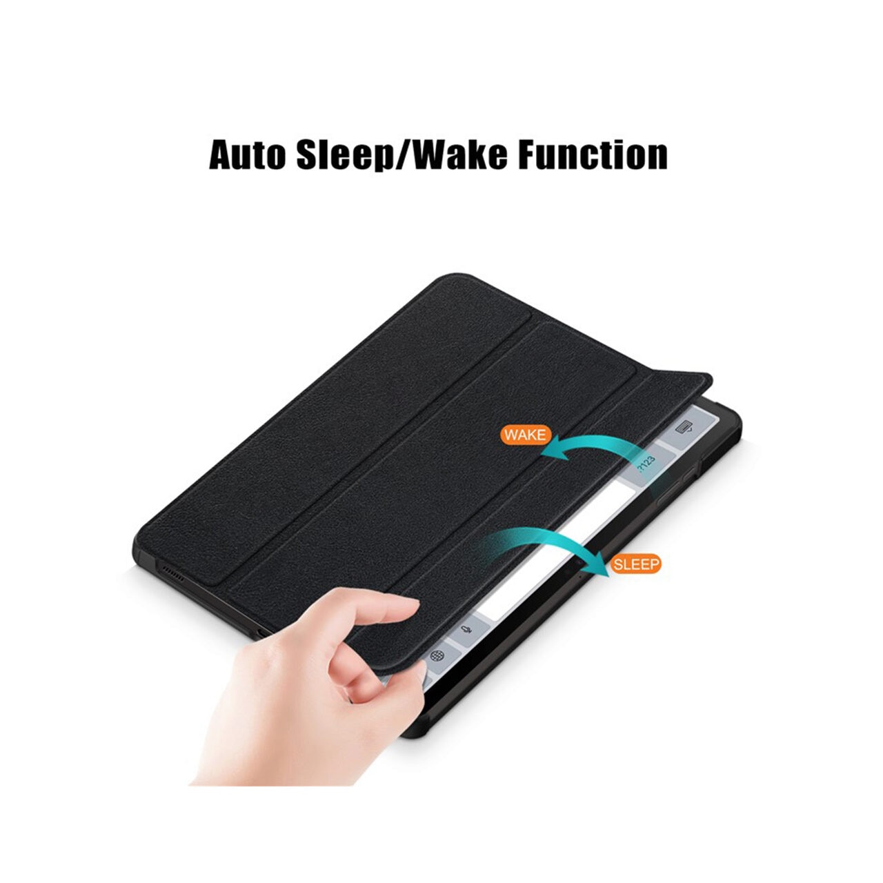 Husa pentru Samsung Galaxy Tab S9 / S9 FE - Techsuit FoldPro - Black