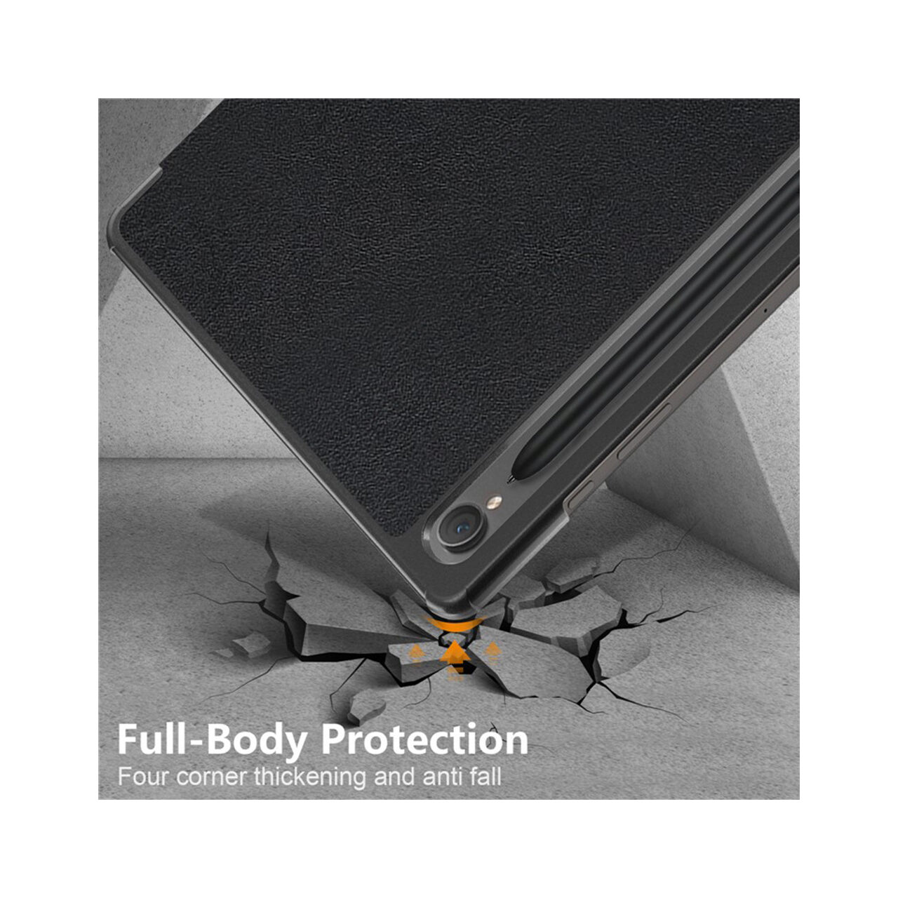 Husa pentru Samsung Galaxy Tab S9 / S9 FE - Techsuit FoldPro - Black