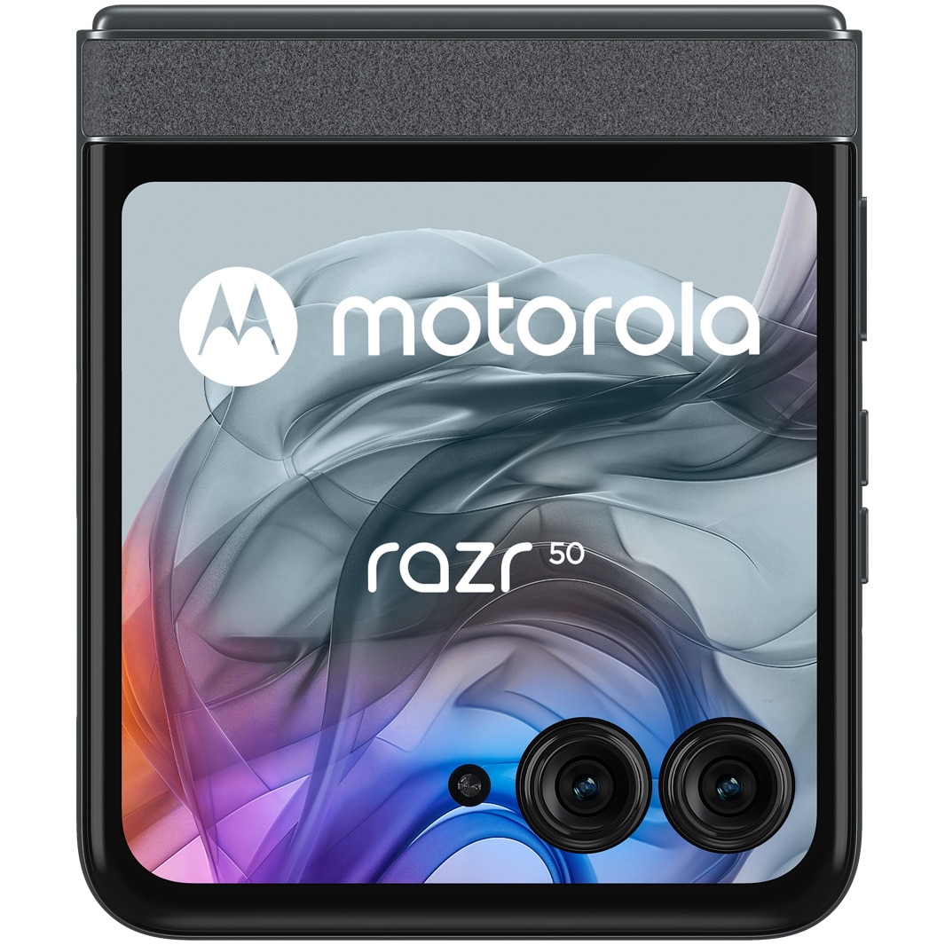 RESIGILAT: Telefon mobil Motorola Razr 50, Dual SIM, 8GB RAM, 256GB, 5G, Koala Grey