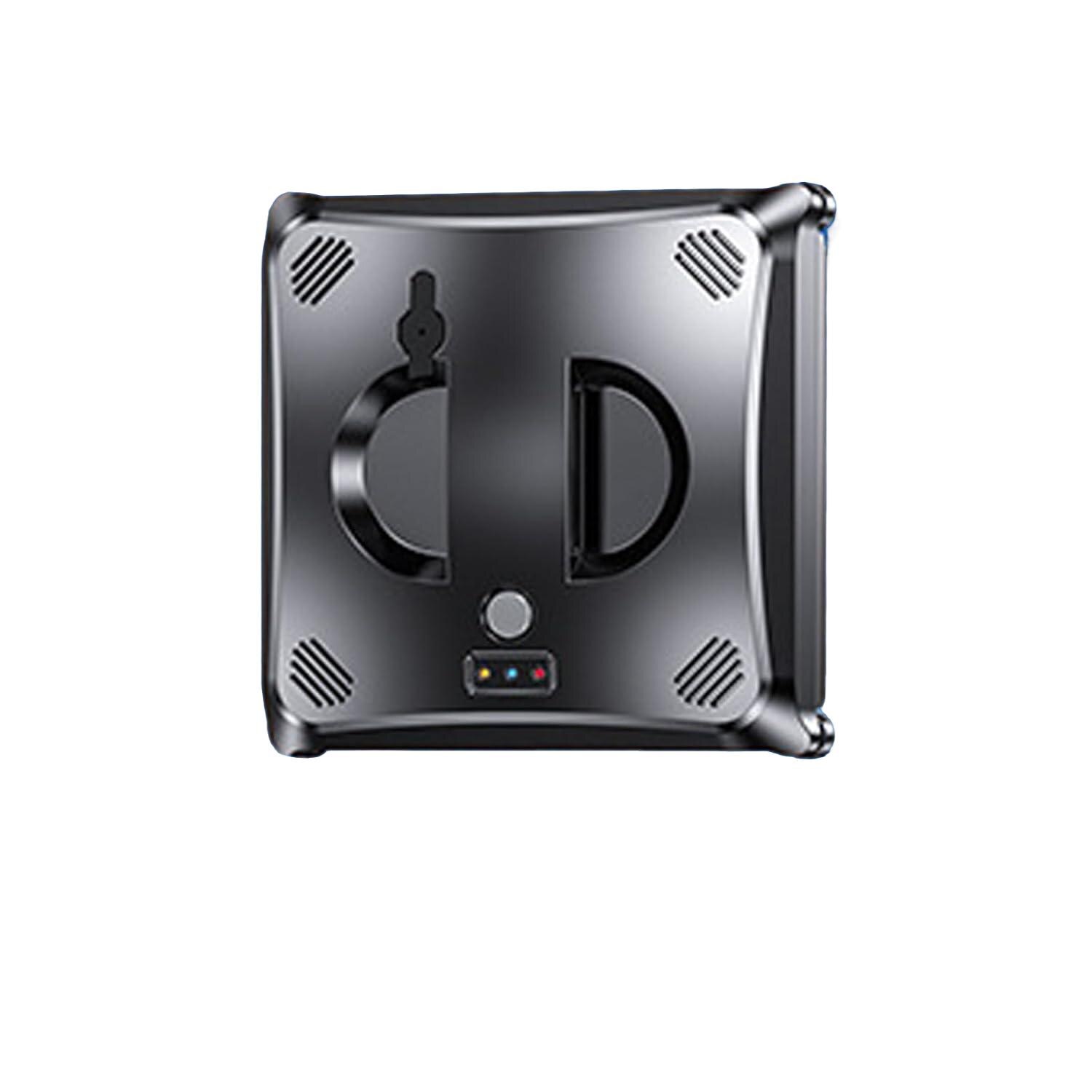 Robot de curatare a geamurilor, WALALLA, pulverizare cu apa bidirectionala, protectie UPS incorporata, control prin aplicatie mobila, detectare margine rezervor apa 40 ml, cu telecomanda, transmisie vocala, aspiratie 5600 Pa, negru