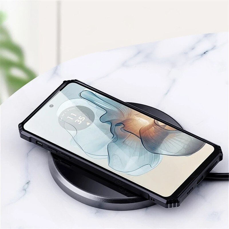 Set Husa Pentru Motorola Moto G24/G24 Power/G04, XGSM, Antidrop Hybrid, Spate Durabil Si Usor Din Policarbonat, Laturi Flexibile Pentru O Protectie Solida, Colturi Profilate Special Pentru Amortizare, Negru