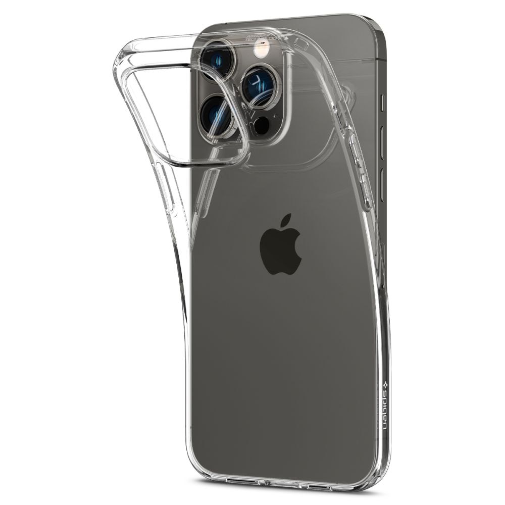 Carcasa Spigen Liquid Crystal compatibila cu iPhone 14 Pro Crystal Clear