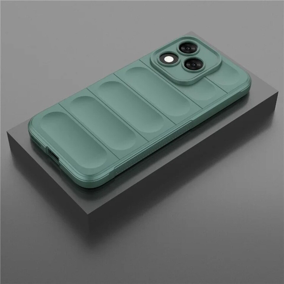 Husa pentru Honor 400 Lite, SKYDDAR INNOVATION, Magic Shield, din Silicon Mat, set cu sticker, Verde
