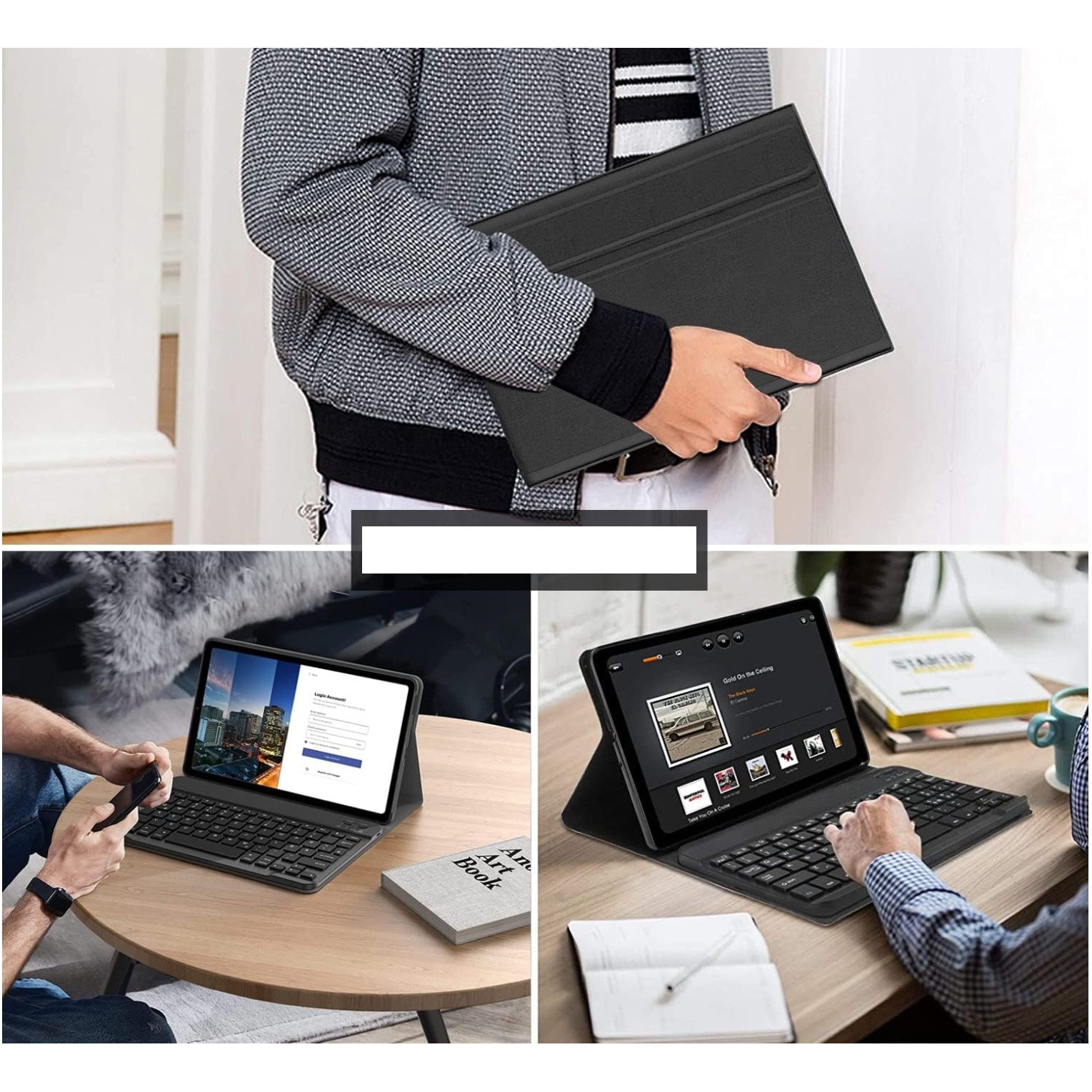 Tastatura Husa Si Bluetooth Pentru Xiaomi Mi Pad 6 / 6 Pro 11" 2023 Verde