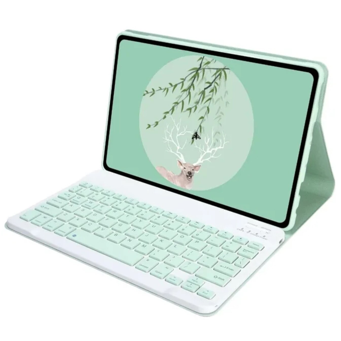 Tastatura Husa Si Bluetooth Pentru Xiaomi Mi Pad 6 / 6 Pro 11" 2023 Verde