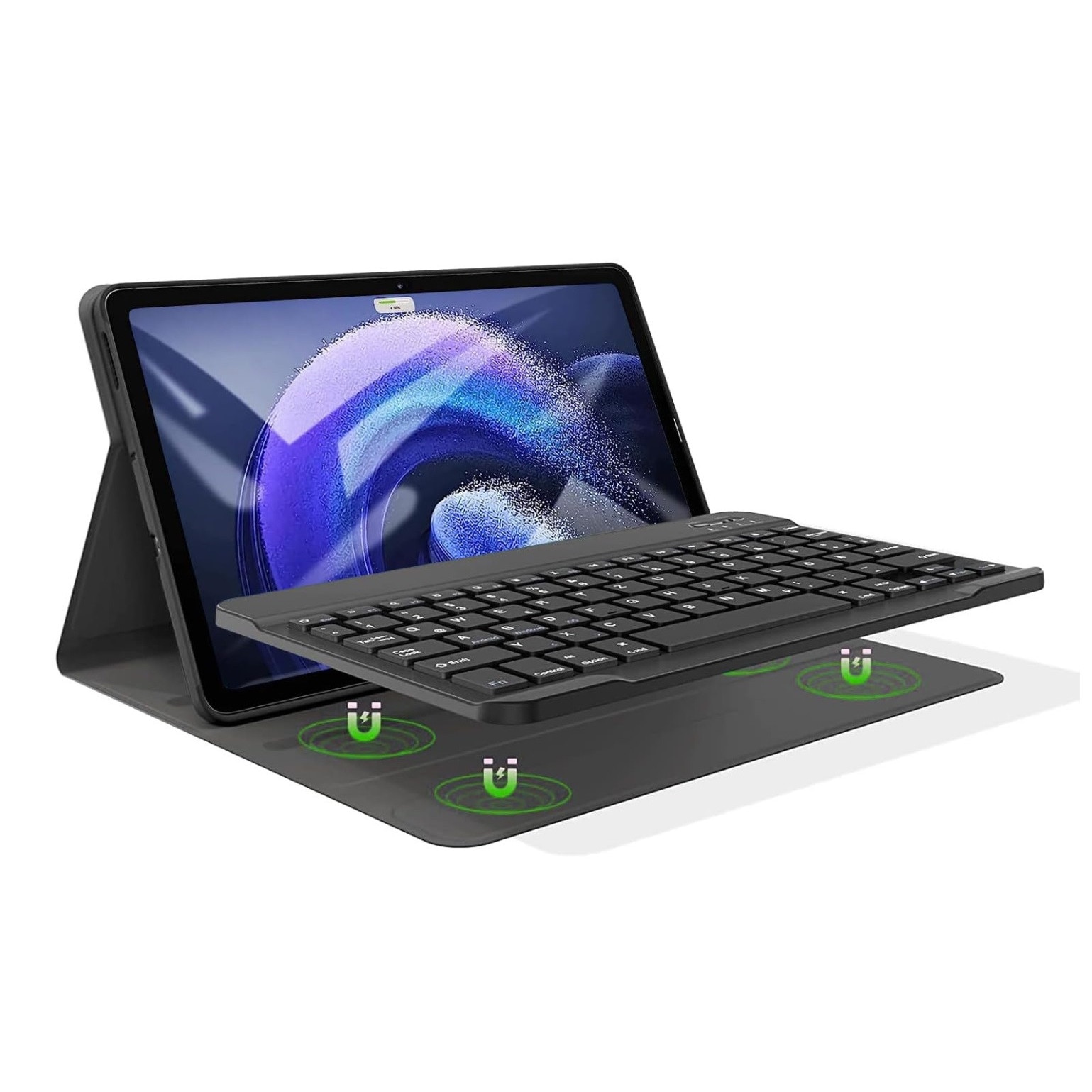 Tastatura Husa Si Bluetooth Pentru Xiaomi Mi Pad 6 / 6 Pro 11" 2023 Verde