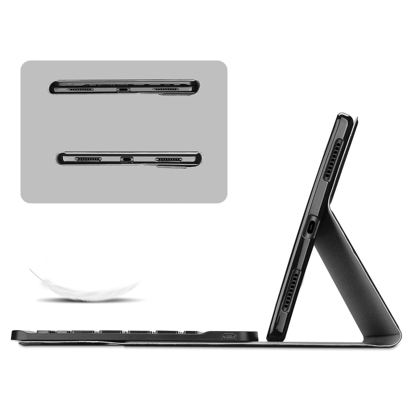 Tastatura Husa Si Bluetooth Pentru Xiaomi Mi Pad 6 / 6 Pro 11" 2023 Verde