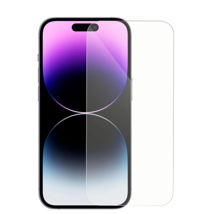 Intelli® Folie Sticla compatibila cu OPPO Reno12 F / Reno12 FS, 0.33mm, 9H, Case friendly, Folia nu acopera tot ecranul, Transparent