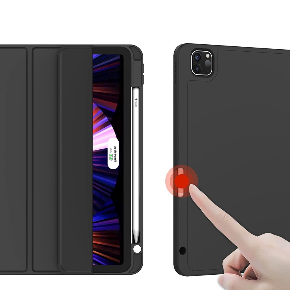 Husa pentru tableta iPad Pro 13 inch (2024), Accesorio Flex Trifold Pen, Black