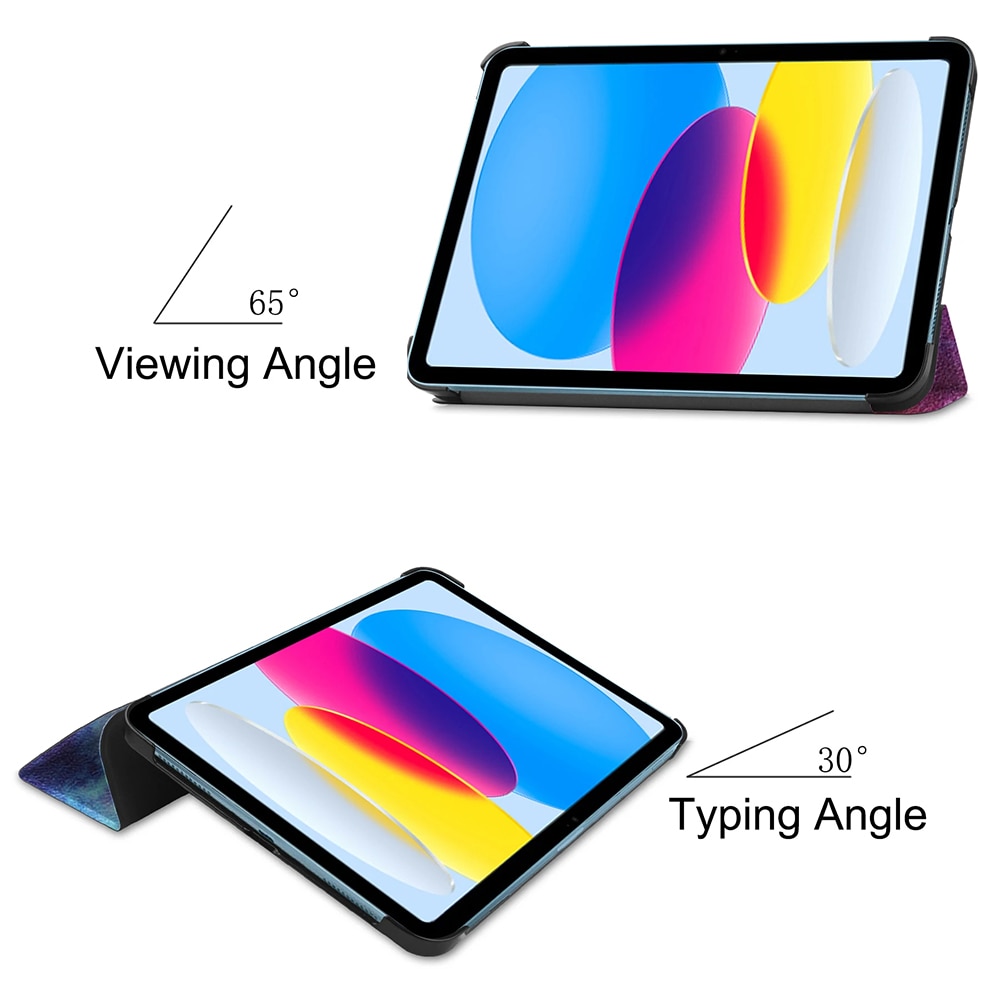 Husa pentru tableta iPad 10 (2022) 10.9", Accesorio FoldPro, Unicorn