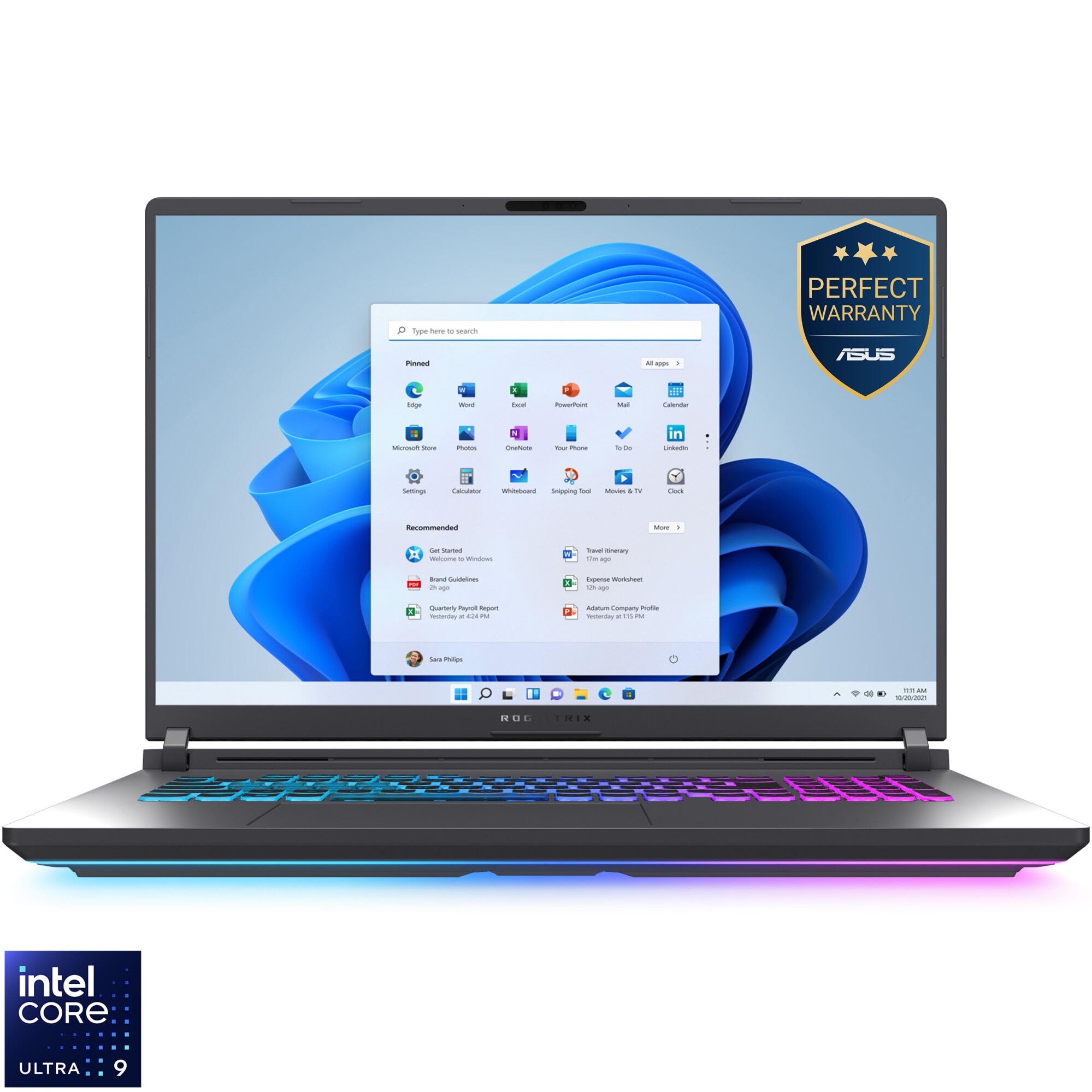 Laptop Gaming ASUS ROG Strix G18 G815LW cu procesor Intel® Core™ Ultra 9 275HX pana la 5.4GHz, 18", 2.5K WQXGA, 240Hz, G-Sync, 32GB DDR5, 1TB SSD, NVIDIA® GeForce RTX™ 5080 16GB GDDR7, Windows 11 Pro, Eclipse Gray