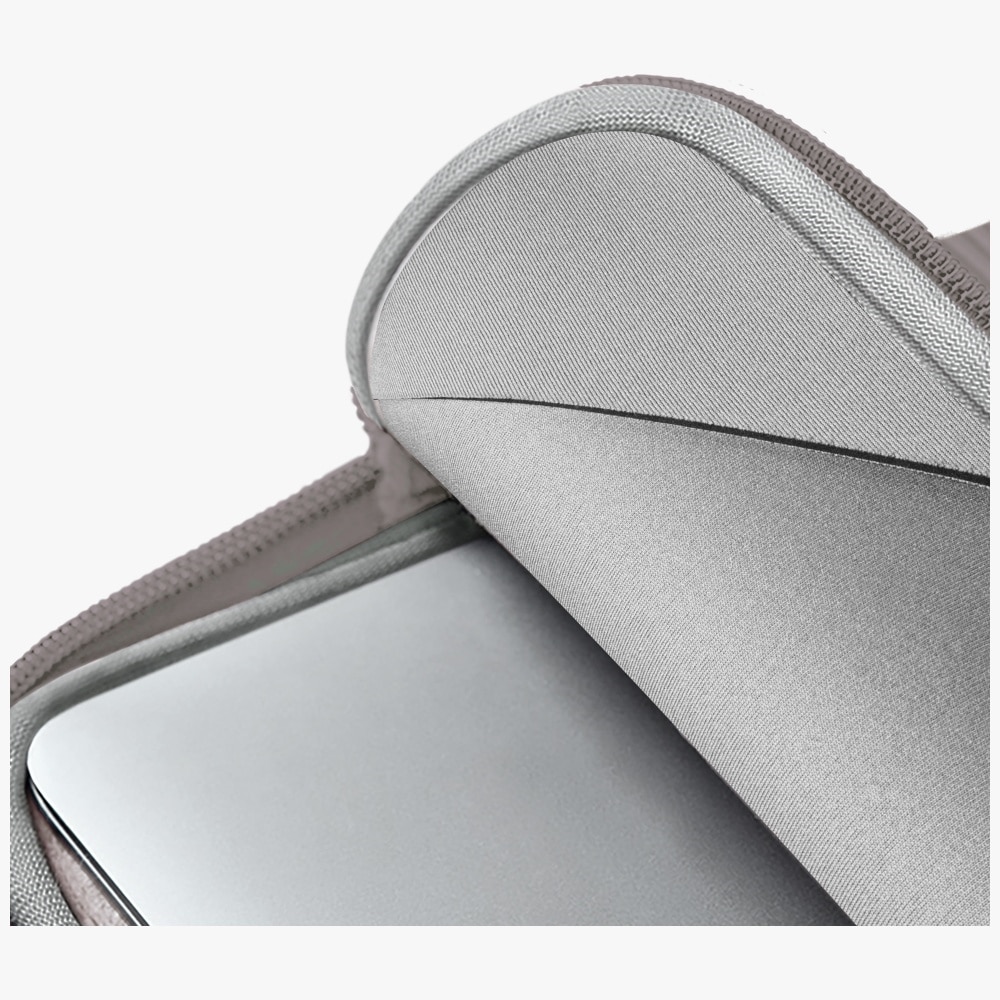 Torba laptop UNIQ Cyprus Ridge Edition, neopren rezistent la apa, gri, 14"