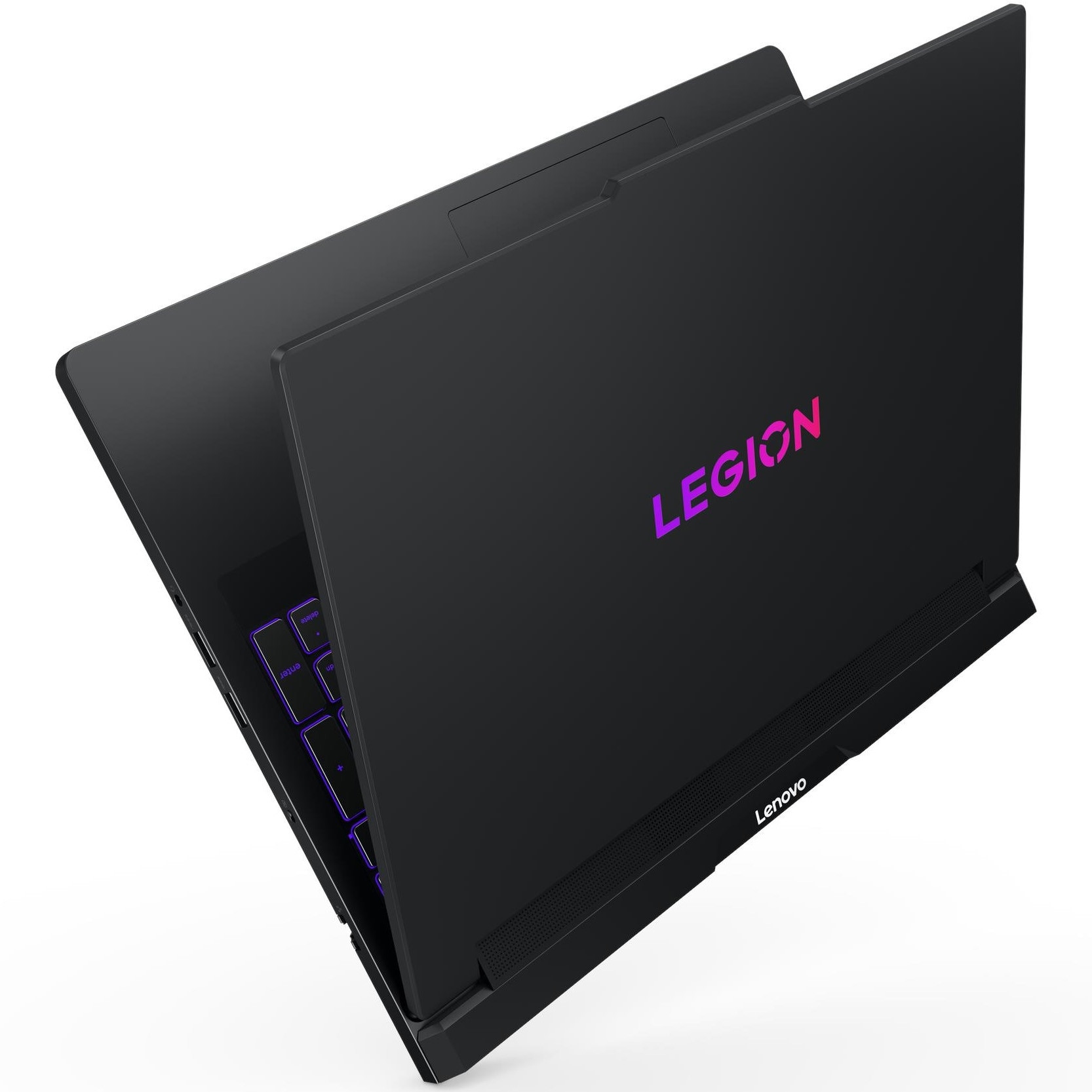 Laptop Gaming Lenovo Legion Pro 7 16AFR10H cu procesor AMD Ryzen™ 9 9955HX pana la 5.4GHz, 16" WQXGA, OLED, 240Hz, 32GB DDR5 RAM, 1TB SSD, NVIDIA® GeForce RTX™ 5070 Ti 12GB GDDR7, No OS, Eclipse Black, 3y on-site Premium Care