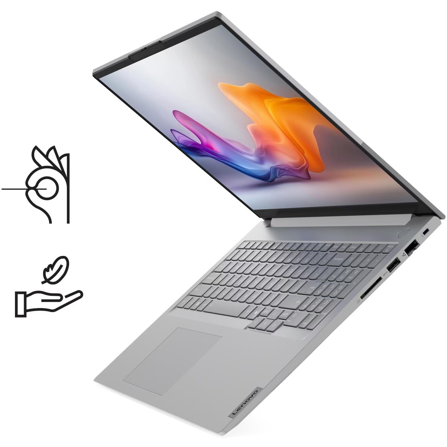 Laptop Lenovo ThinkBook 16 G8 IAL cu procesor Intel® Core™ Ultra 7 255H pana la 5.1GHz, 16" WUXGA, IPS, 16GB DDR5 RAM, 512GB SSD, Intel® Arc™ Graphics, No OS, Arctic Grey, 3y on-site Premium Care