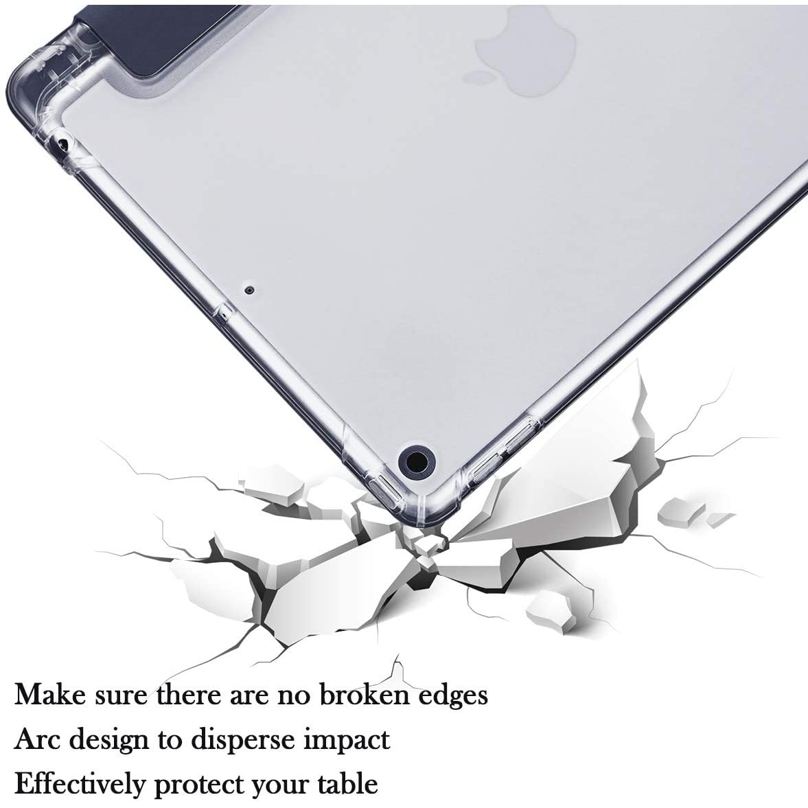 Husa Premium Smart Folio pentru Apple iPad Air 4 10.9" Navy Blue