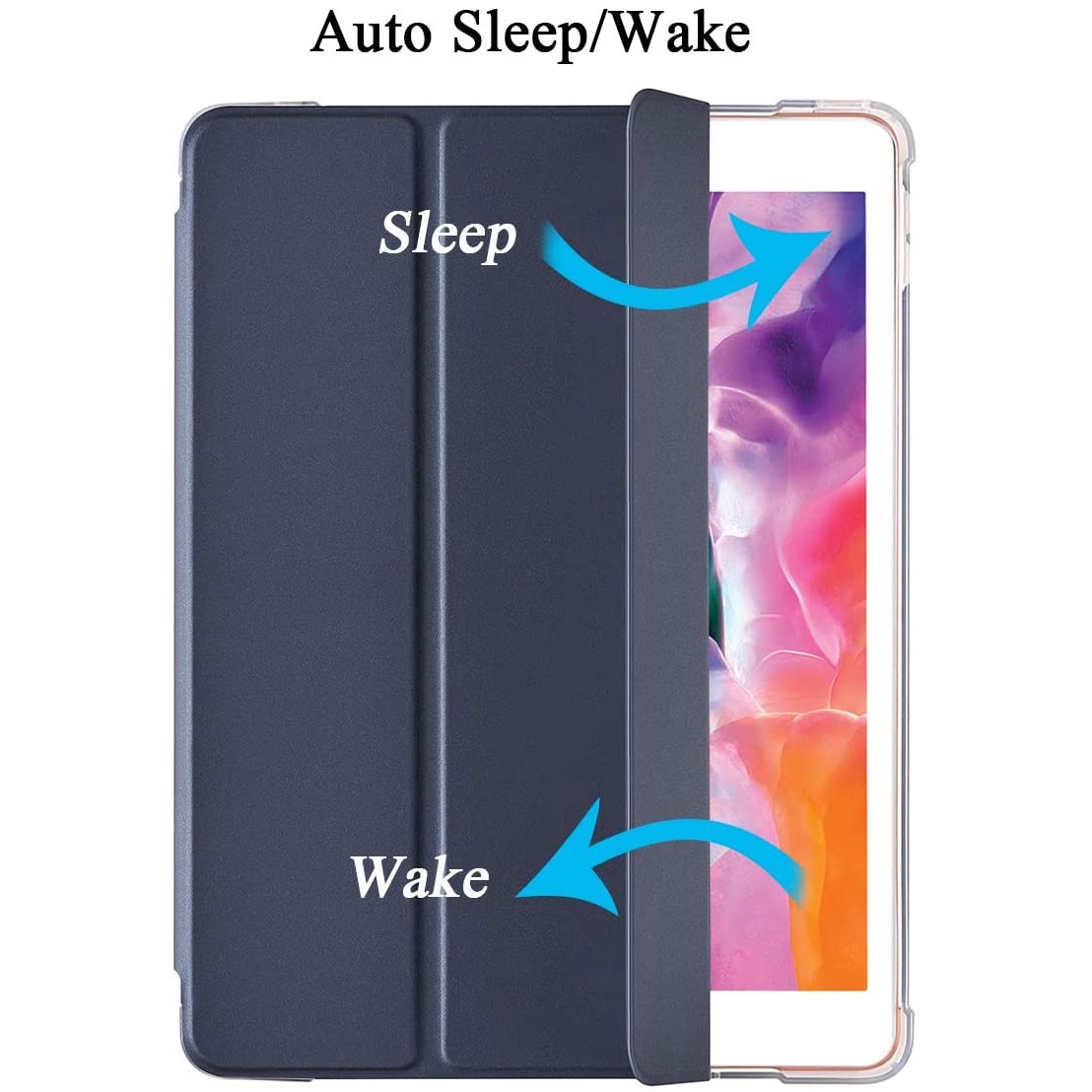 Husa Premium Smart Folio pentru Apple iPad Air 4 10.9" Navy Blue