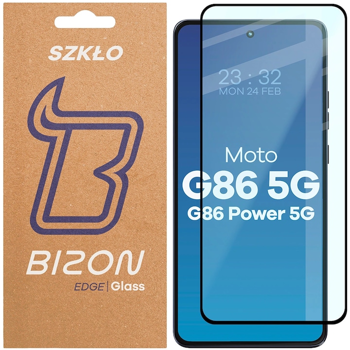 Sticla, Bizon Glass Edge 2 Pentru Motorola Moto G86 5G / G86 Power 5G