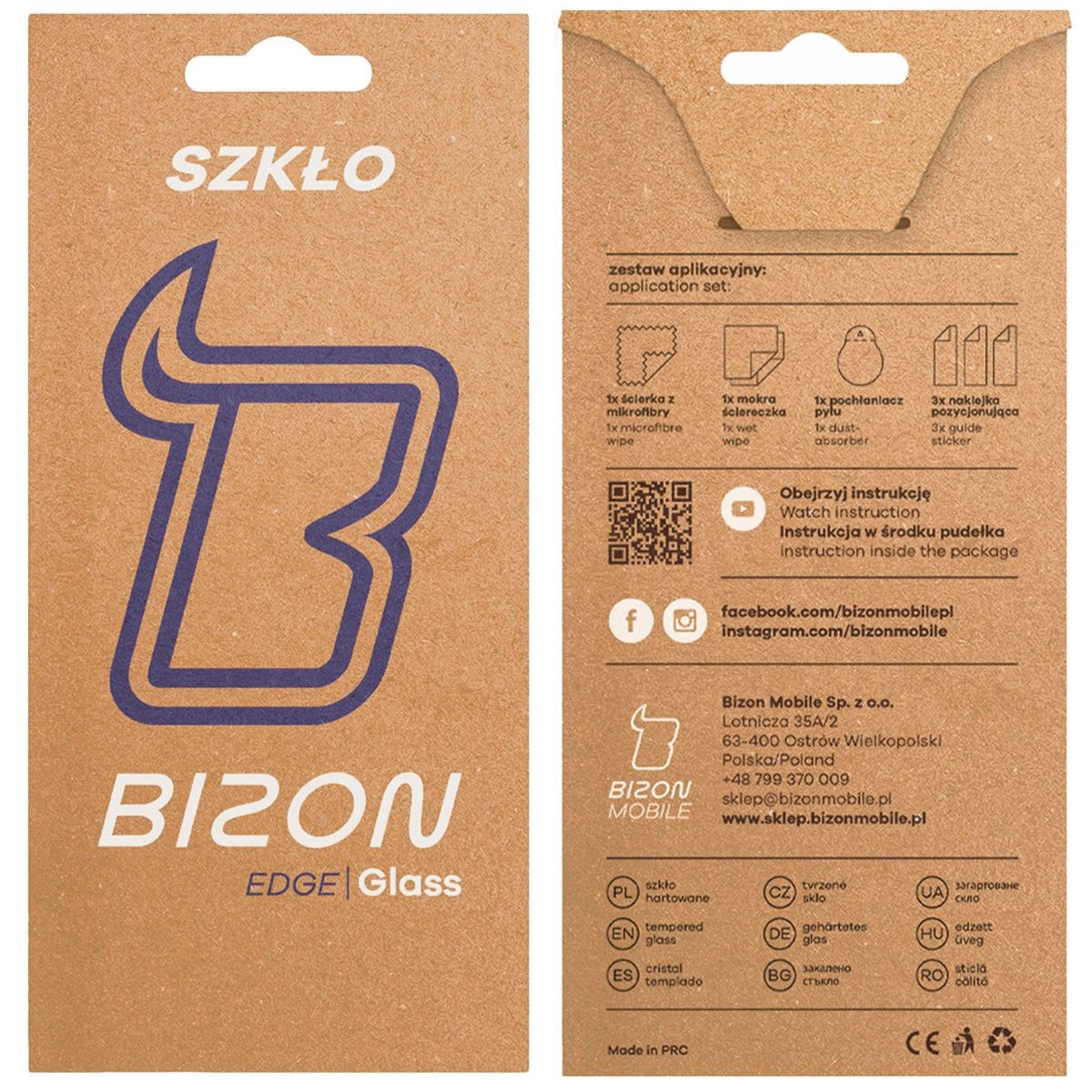 Sticla, Bizon Glass Edge 2 Pentru Motorola Moto G86 5G / G86 Power 5G